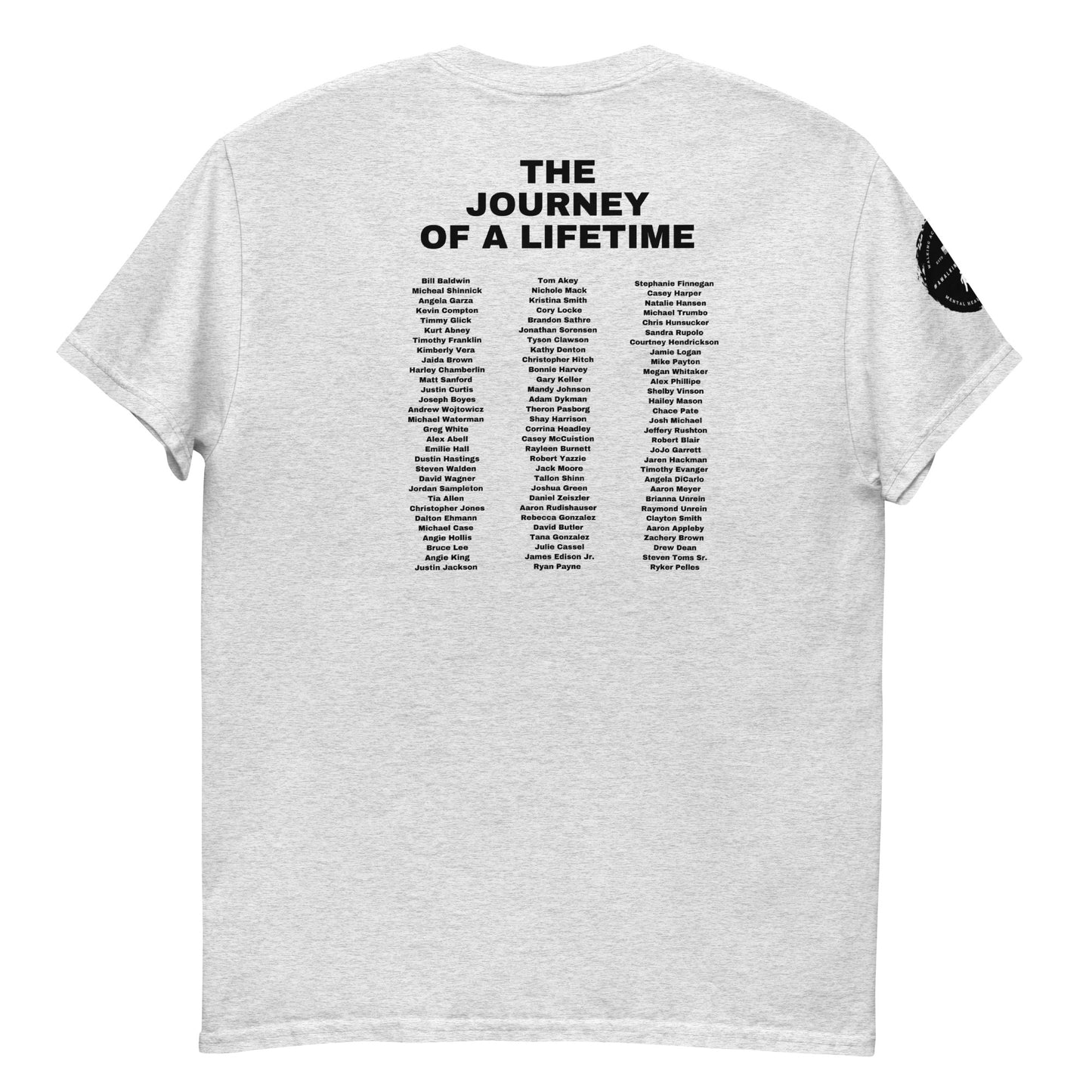 A Walking Testimony Remembrance Tee 2nd Edition Light Colors