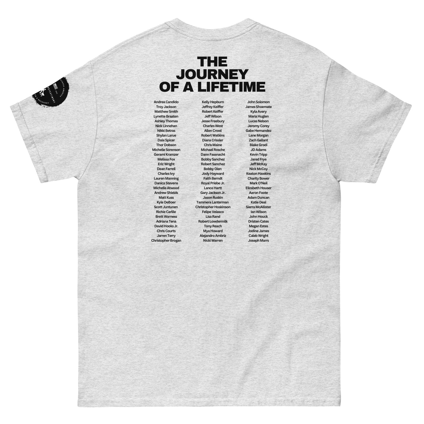 A Walking Testimony Remembrance Tee 4th Edition Light Colors