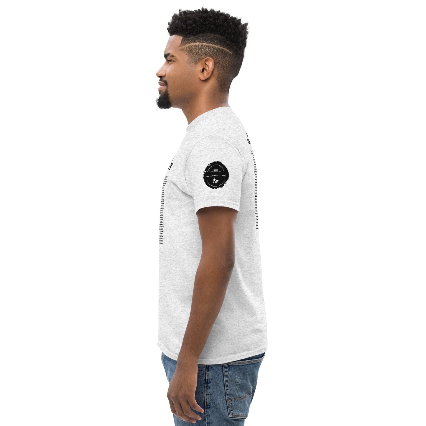 A Walking Testimony Remembrance Tee 3rd Edition Light Colors