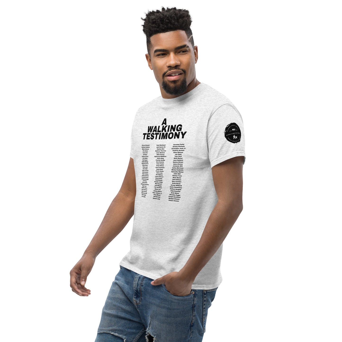 A Walking Testimony Remembrance Tee 3rd Edition Light Colors