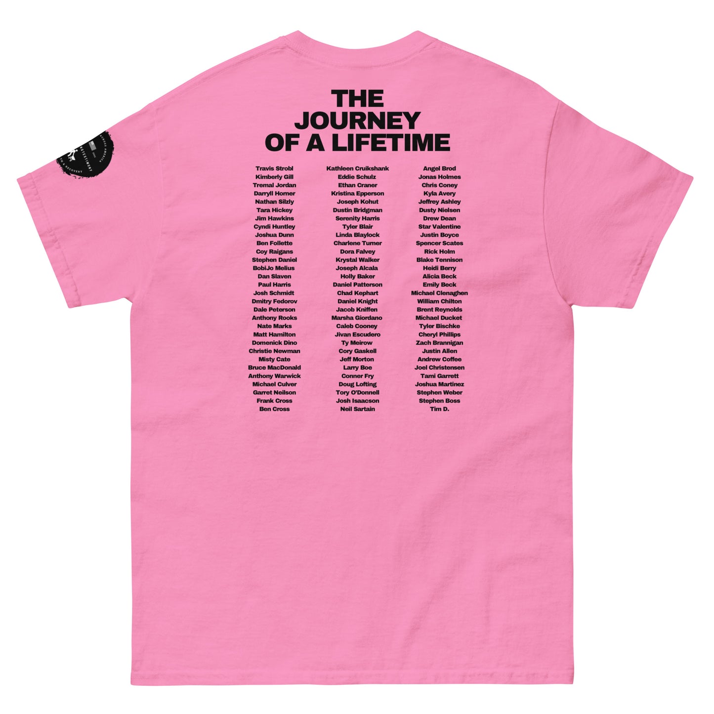 A Walking Testimony Remembrance Tee 5th Edition Light Colors
