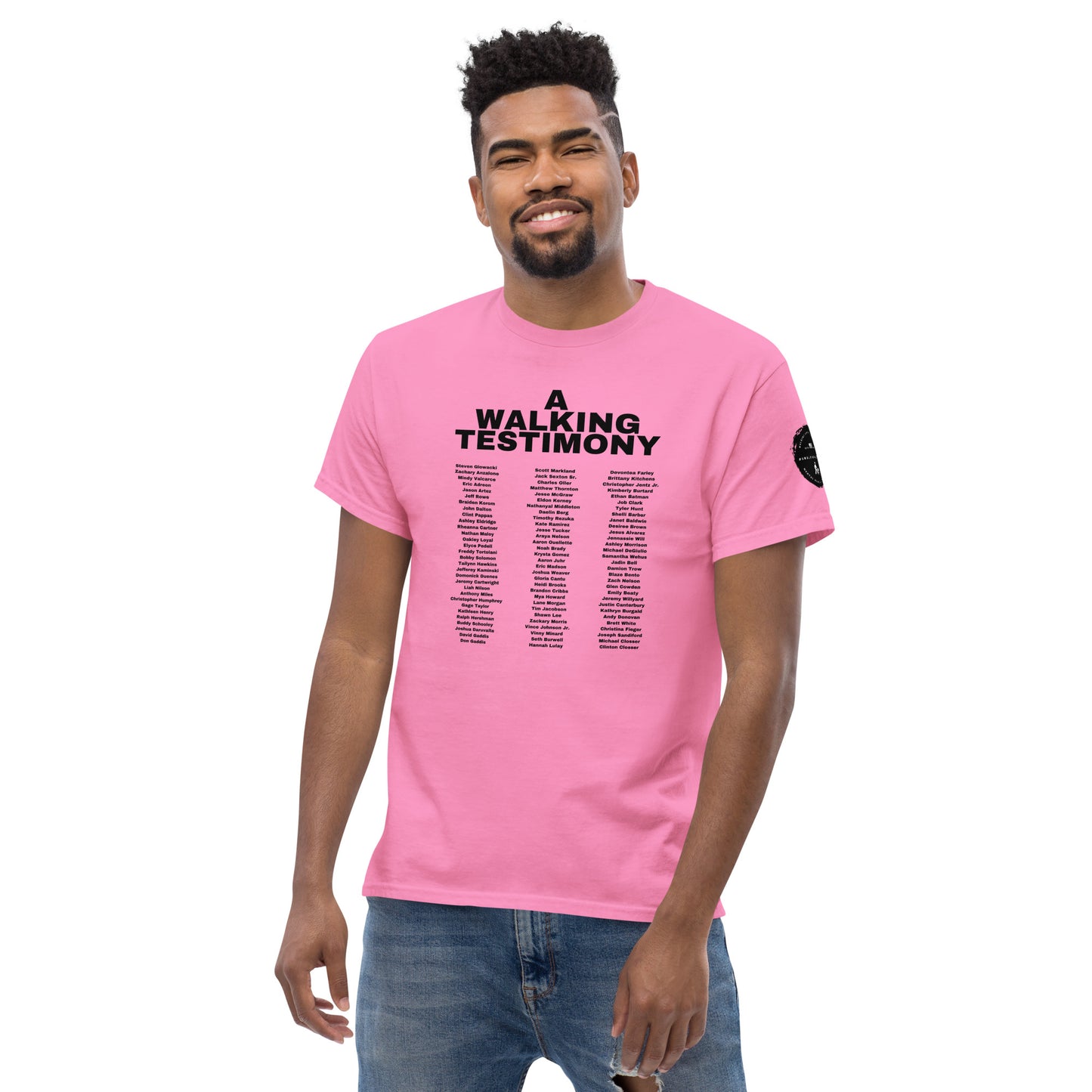 A Walking Testimony Remembrance Tee 3rd Edition Light Colors