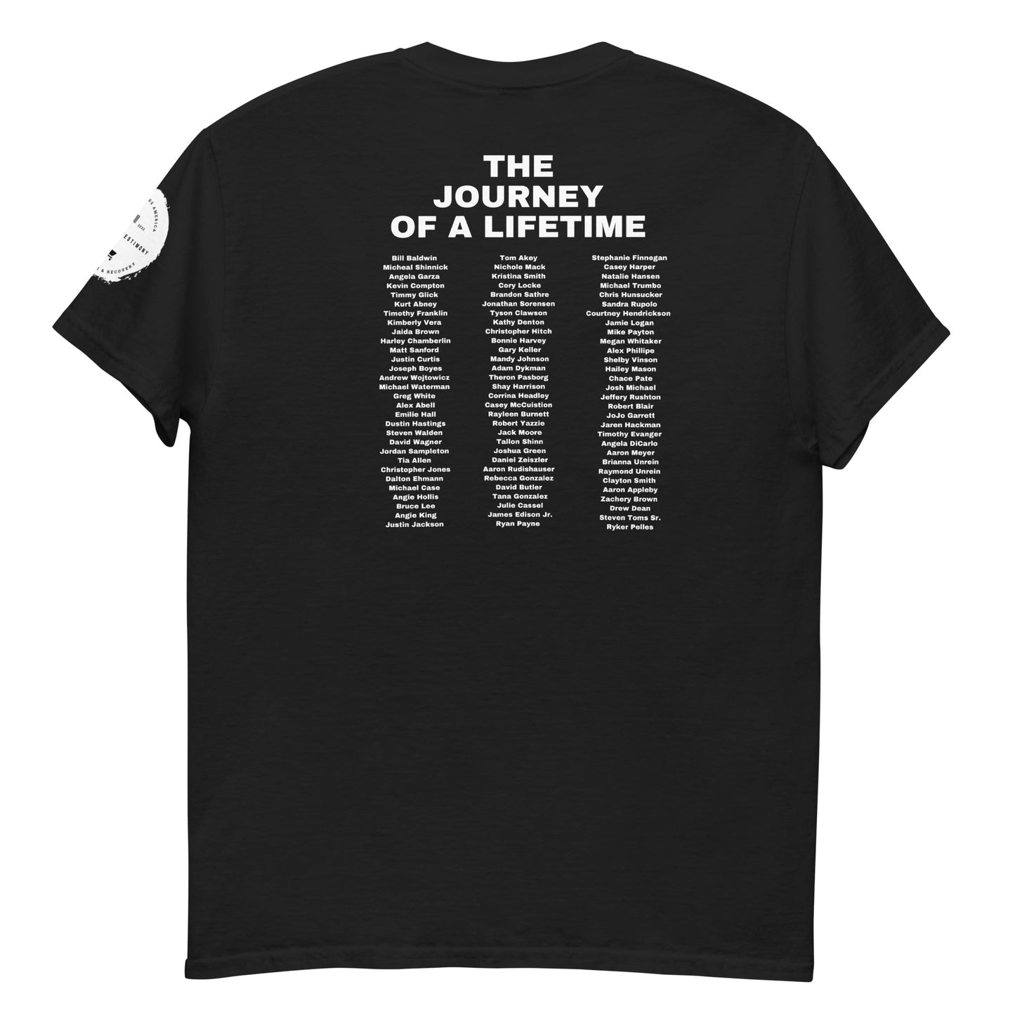 A Walking Testimony Remembrance Tee 2nd Edition Dark Colors