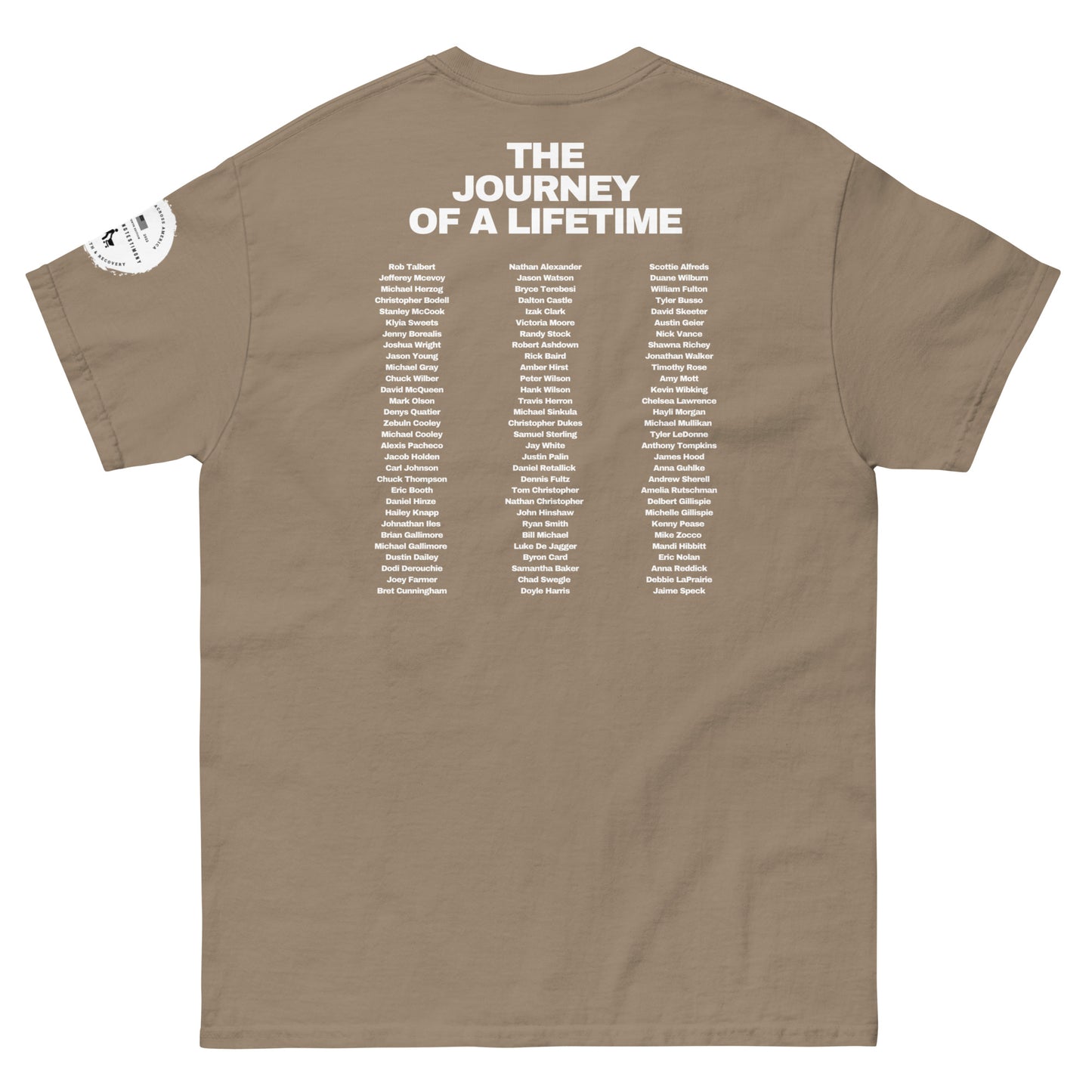 A Walking Testimony Remembrance Tee 7th Edition Dark Colors