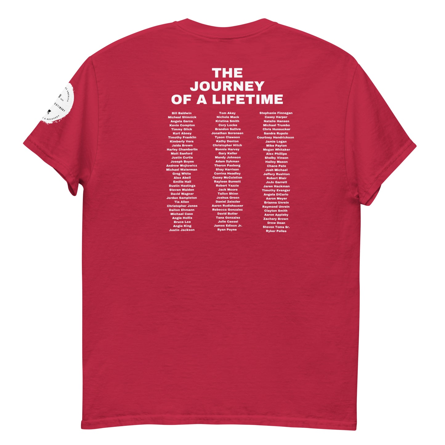 A Walking Testimony Remembrance Tee 2nd Edition Dark Colors