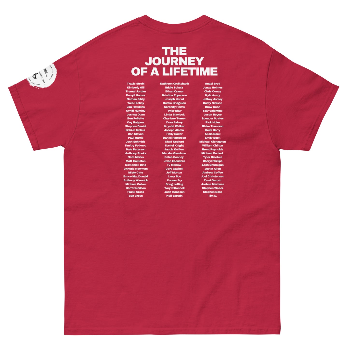 A Walking Testimony Remembrance Tee 5th Edition Dark Colors