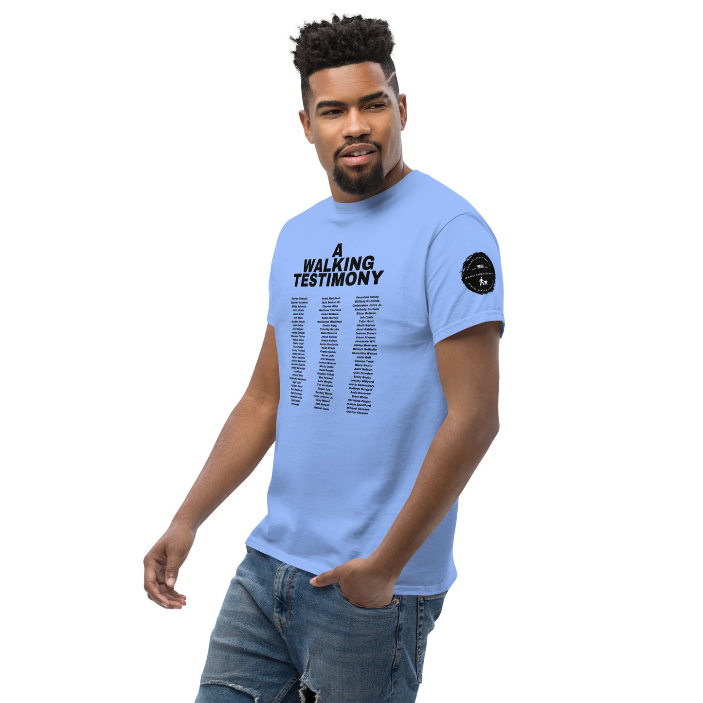 A Walking Testimony Remembrance Tee 3rd Edition Light Colors