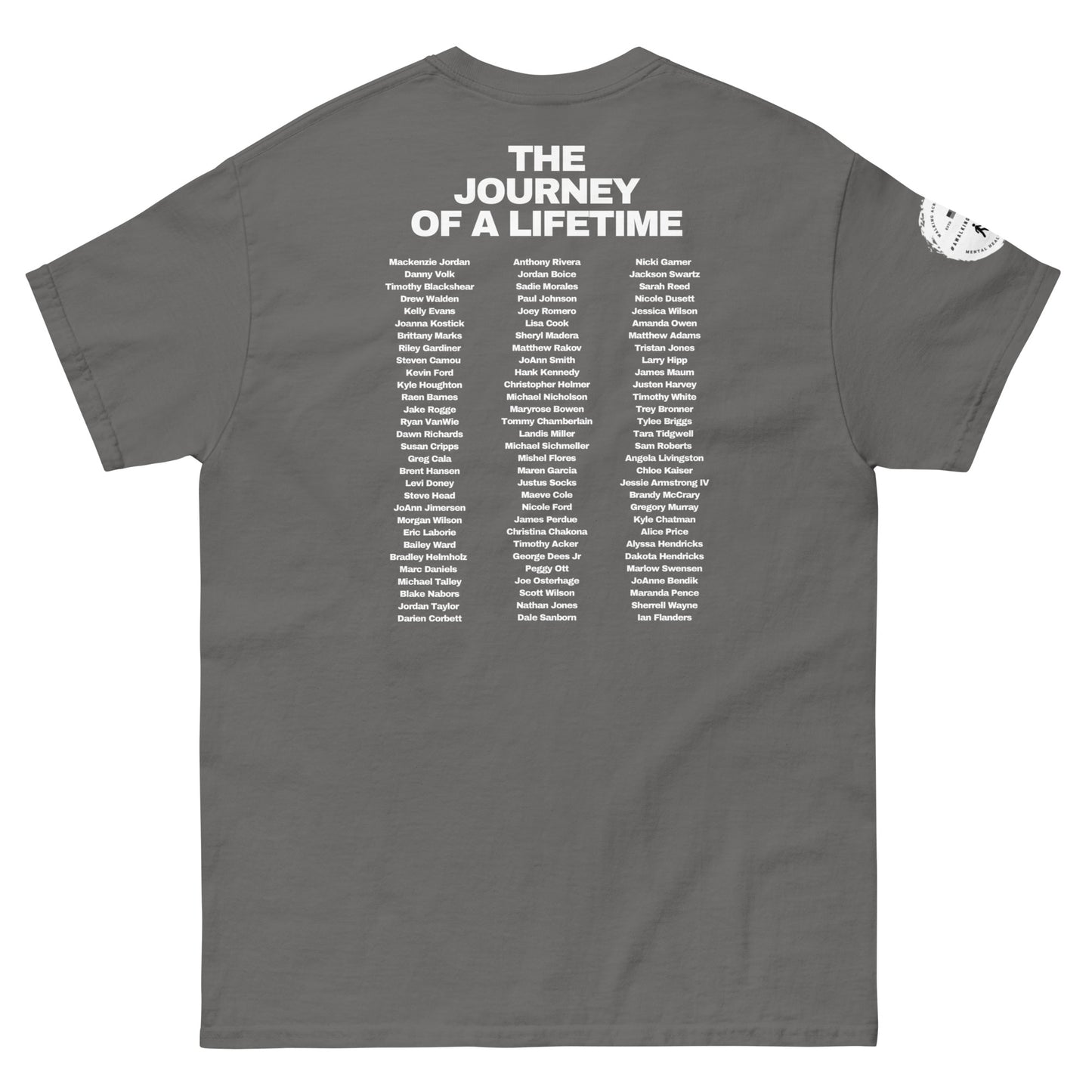 A Walking Testimony Remembrance Tee 9th Edition Dark Colors