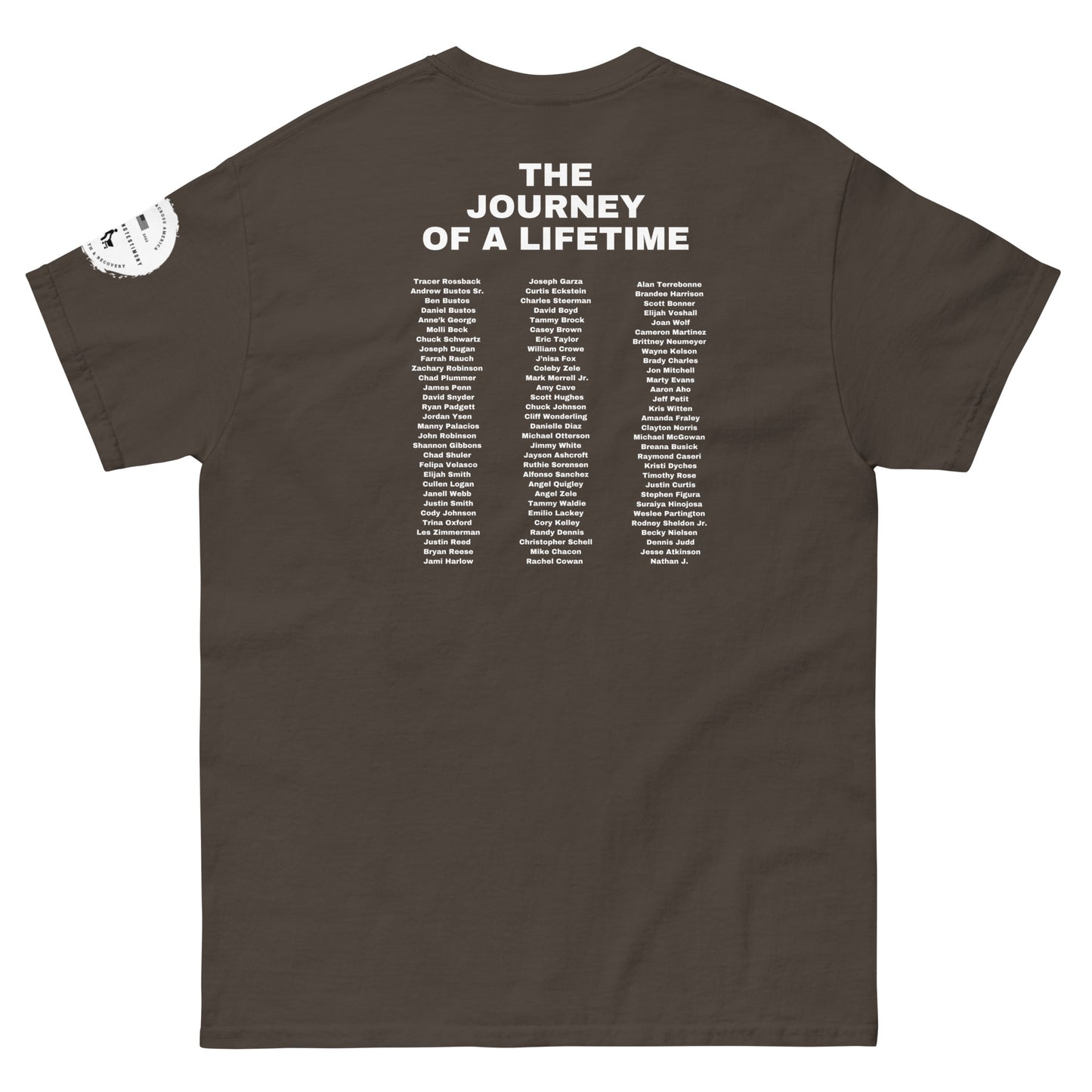 A Walking Testimony Remembrance Tee 3rd Edition Dark Colors