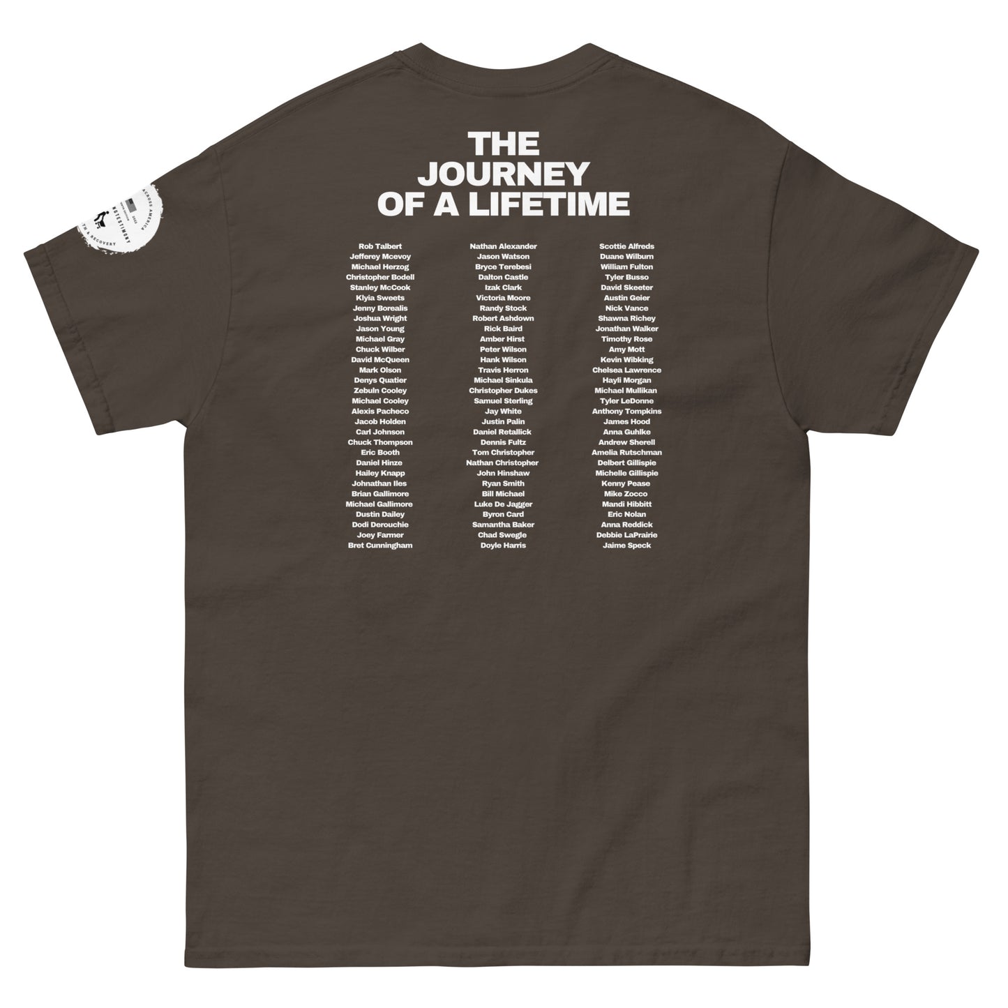 A Walking Testimony Remembrance Tee 7th Edition Dark Colors