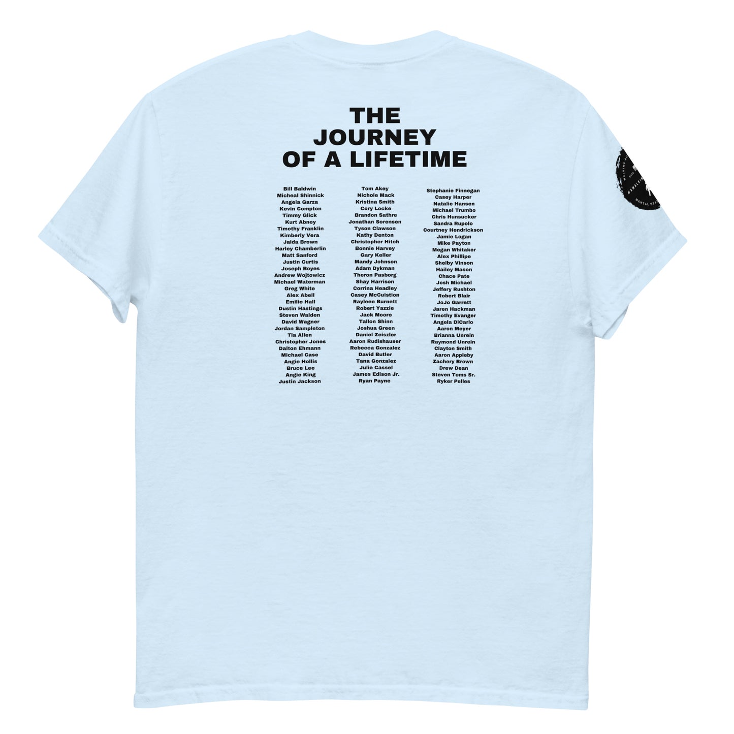 A Walking Testimony Remembrance Tee 2nd Edition Light Colors