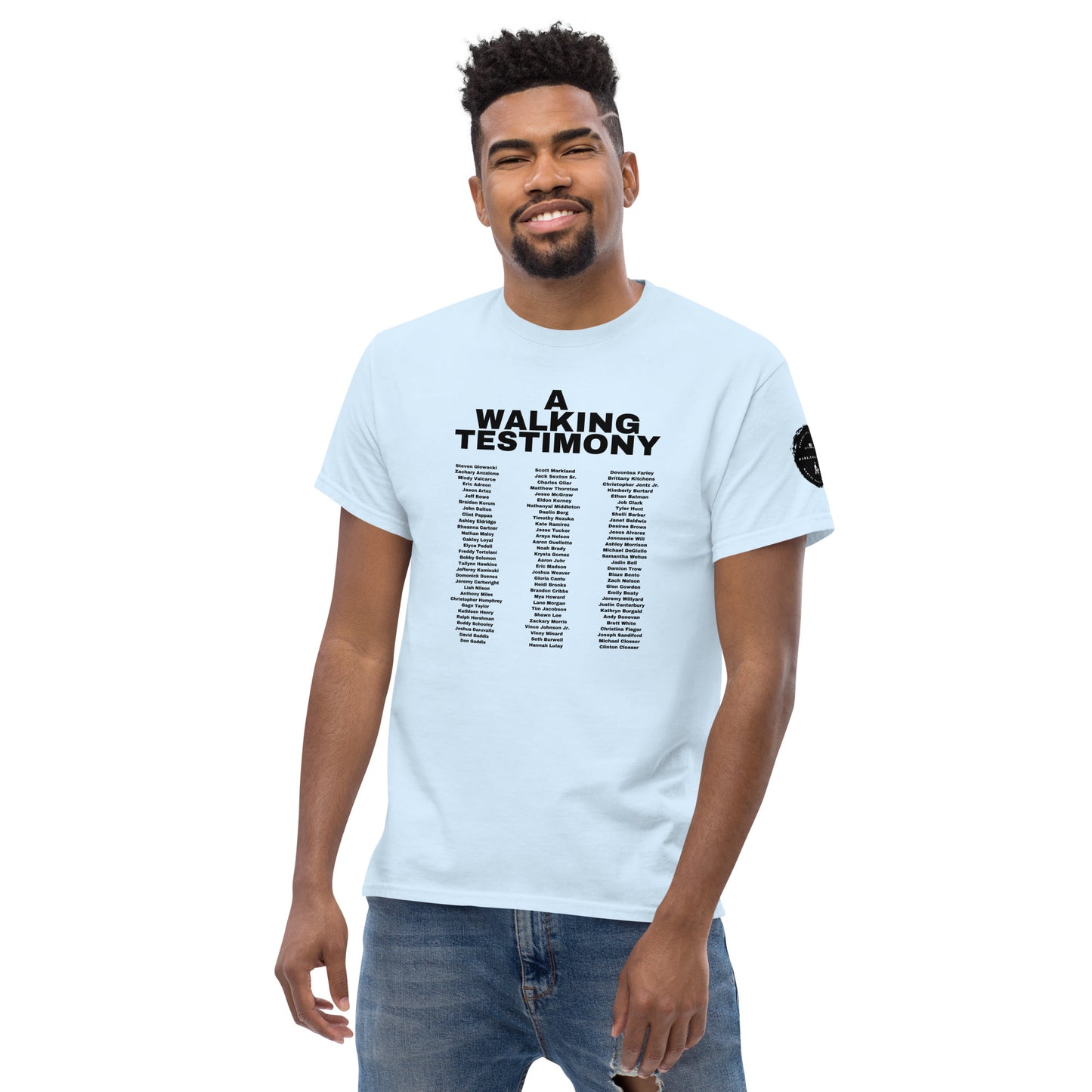 A Walking Testimony Remembrance Tee 3rd Edition Light Colors