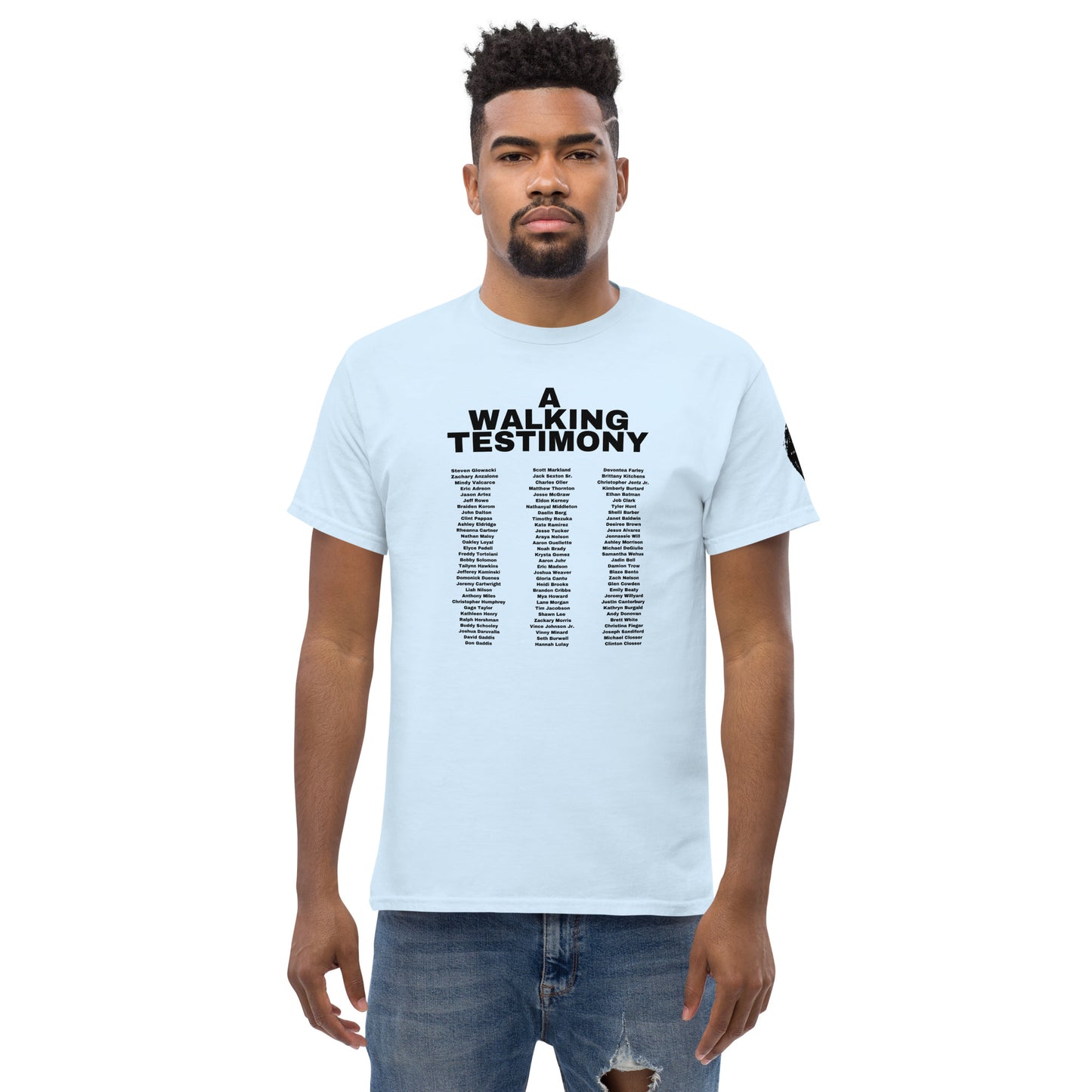 A Walking Testimony Remembrance Tee 3rd Edition Light Colors
