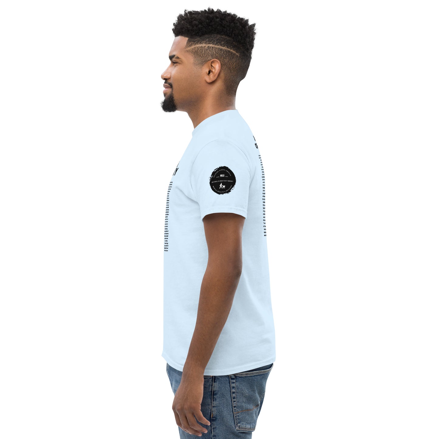 A Walking Testimony Remembrance Tee 3rd Edition Light Colors