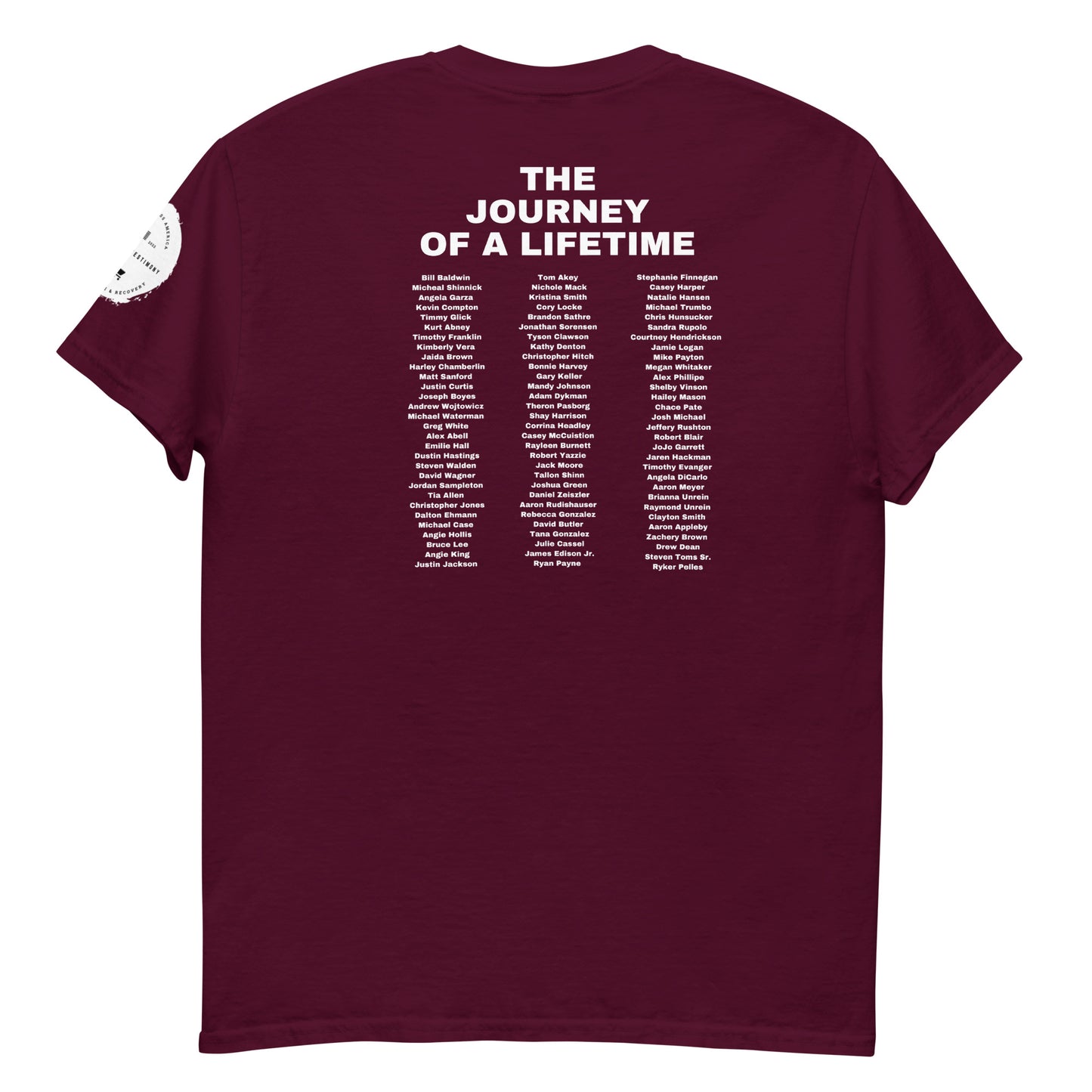A Walking Testimony Remembrance Tee 2nd Edition Dark Colors