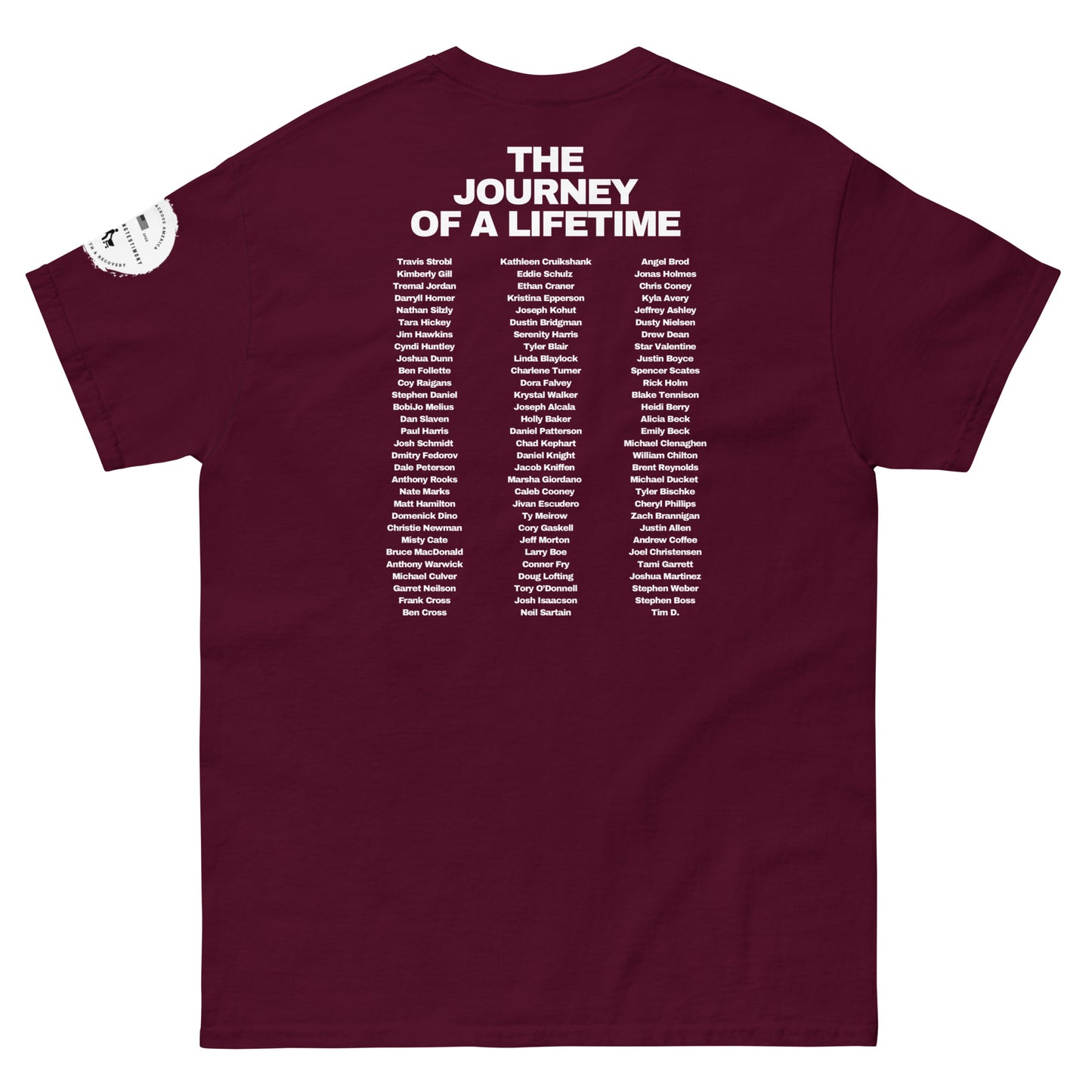 A Walking Testimony Remembrance Tee 5th Edition Dark Colors