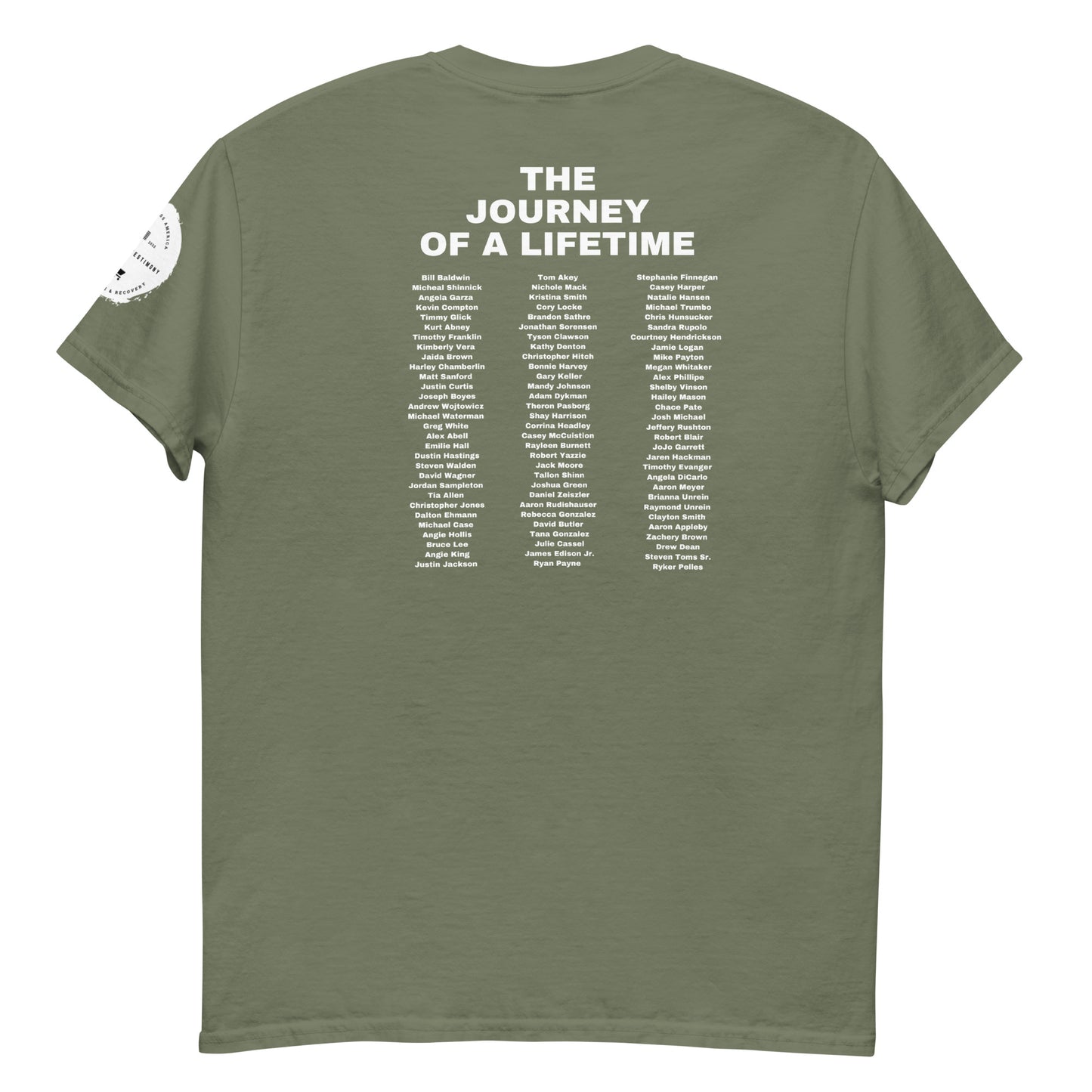A Walking Testimony Remembrance Tee 2nd Edition Dark Colors