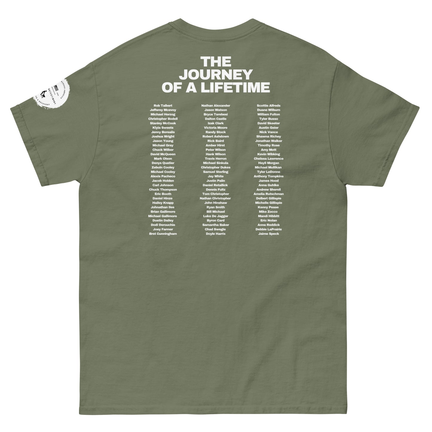 A Walking Testimony Remembrance Tee 7th Edition Dark Colors