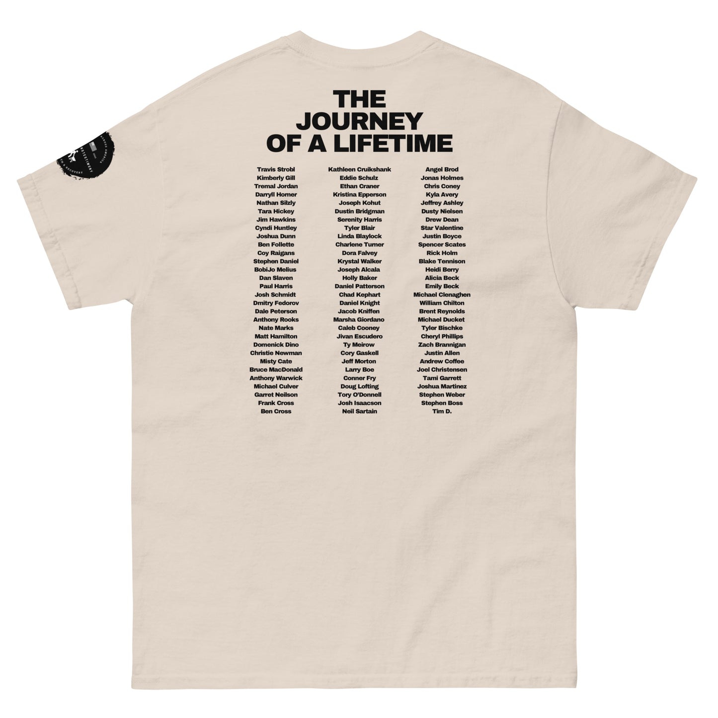 A Walking Testimony Remembrance Tee 5th Edition Light Colors