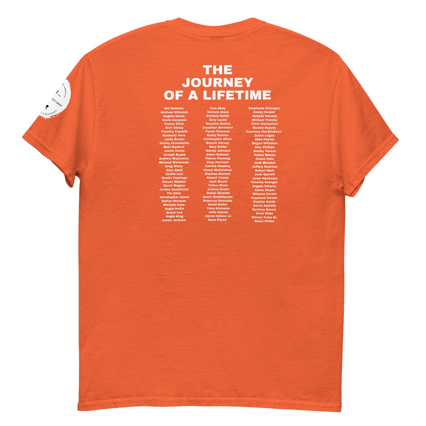 A Walking Testimony Remembrance Tee 2nd Edition Dark Colors