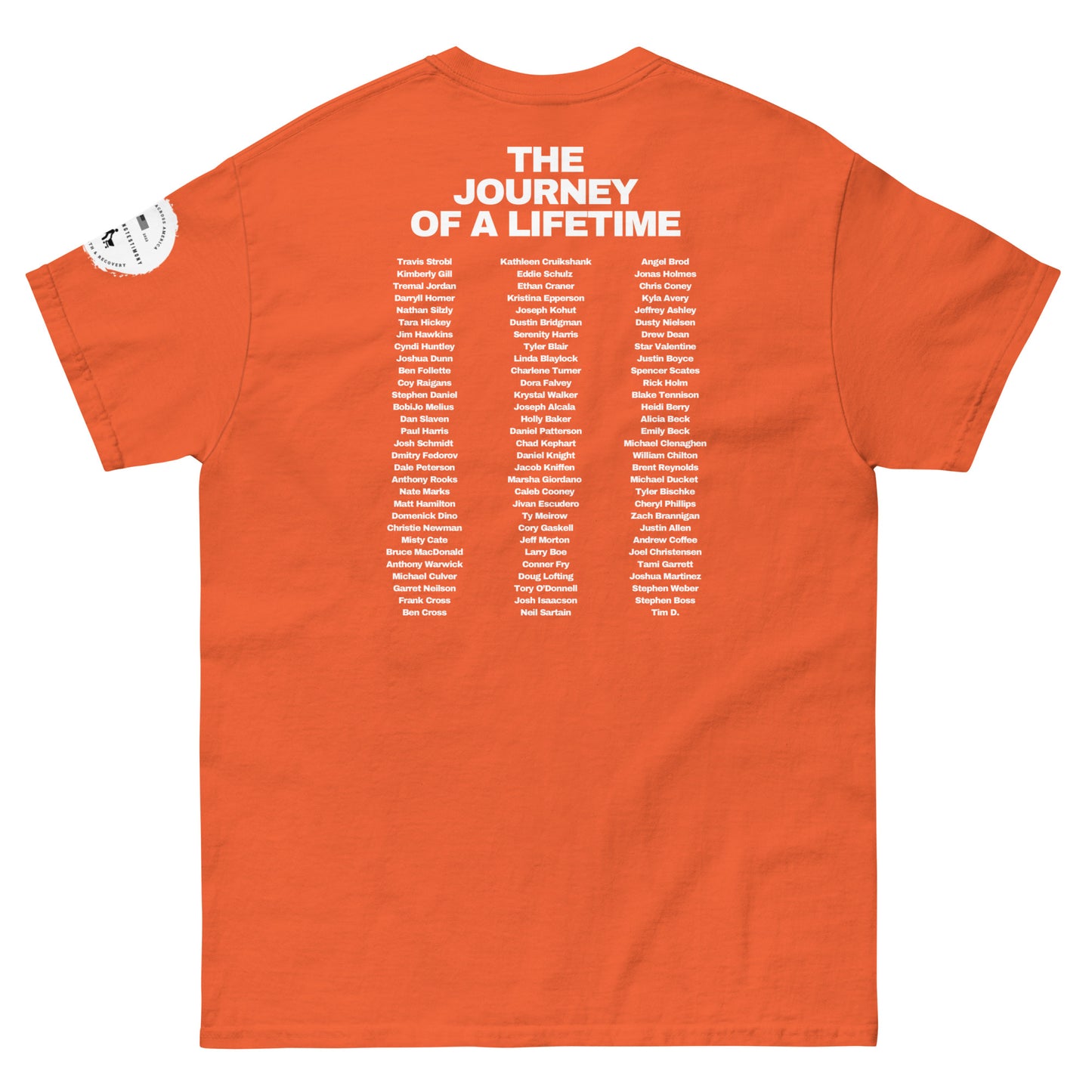 A Walking Testimony Remembrance Tee 5th Edition Dark Colors