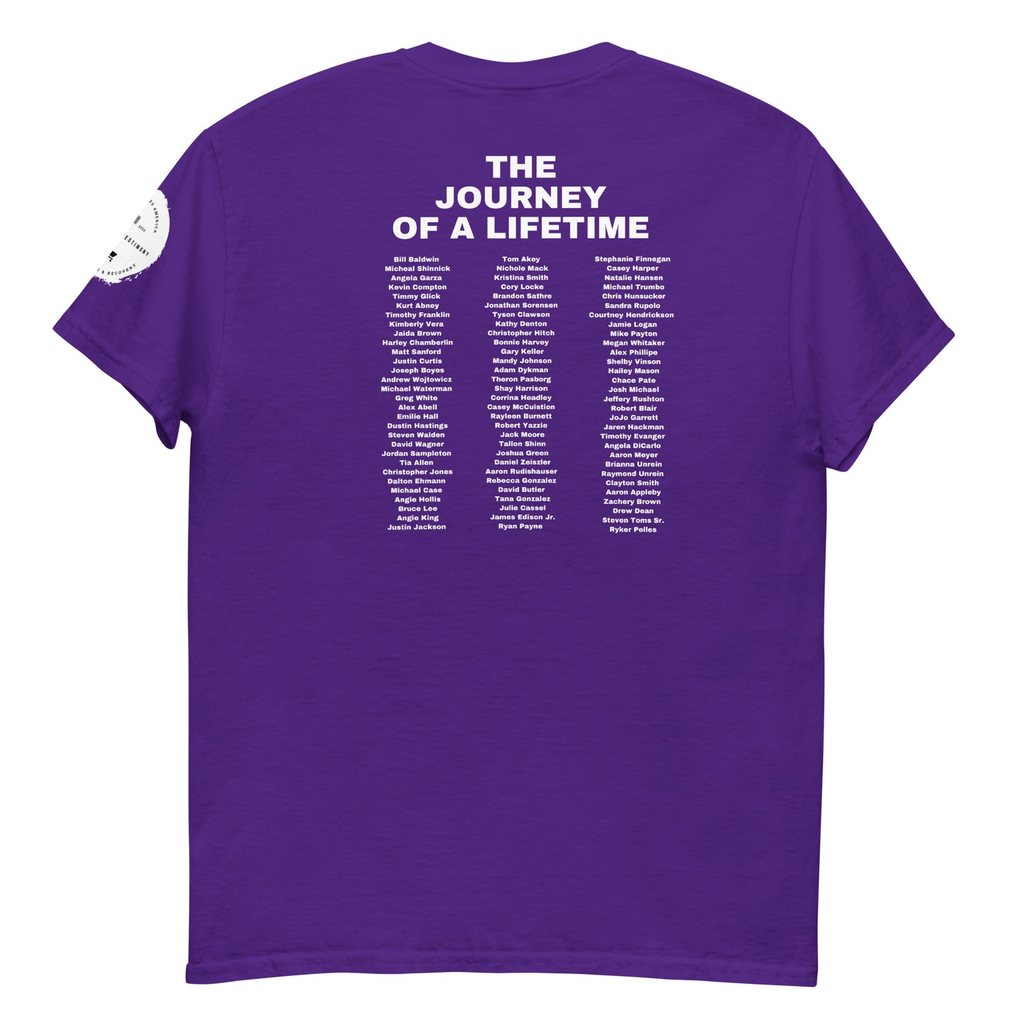 A Walking Testimony Remembrance Tee 2nd Edition Dark Colors