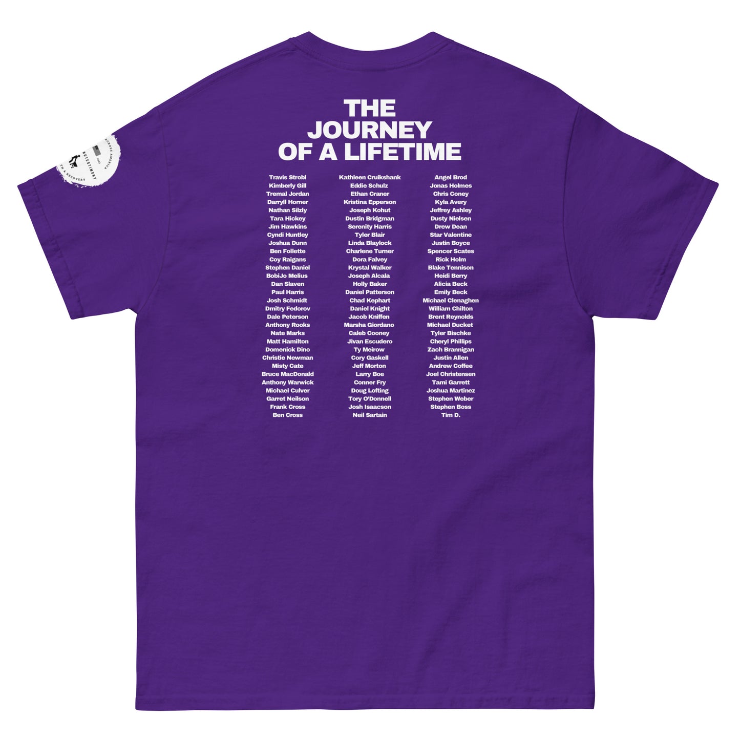 A Walking Testimony Remembrance Tee 5th Edition Dark Colors