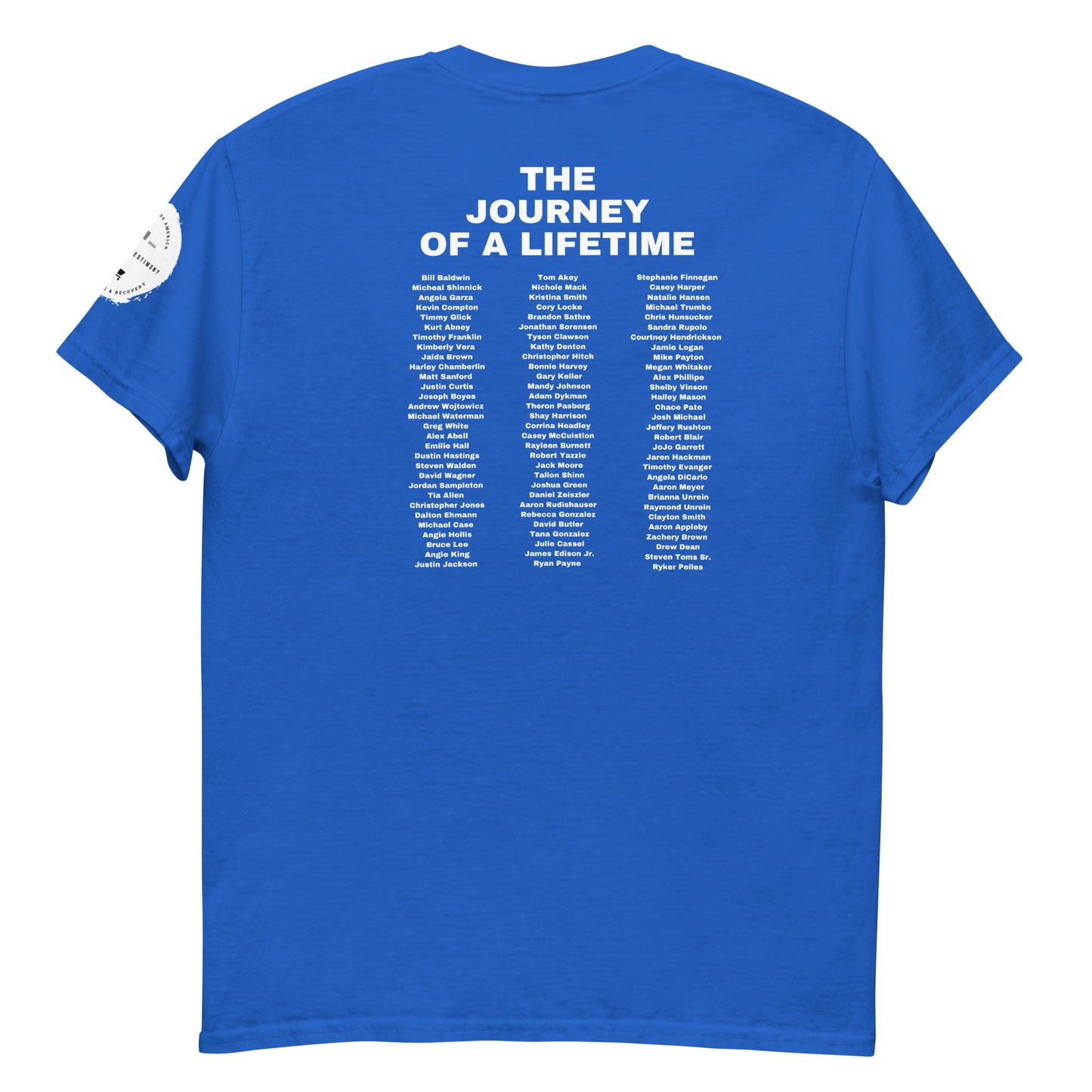 A Walking Testimony Remembrance Tee 2nd Edition Dark Colors