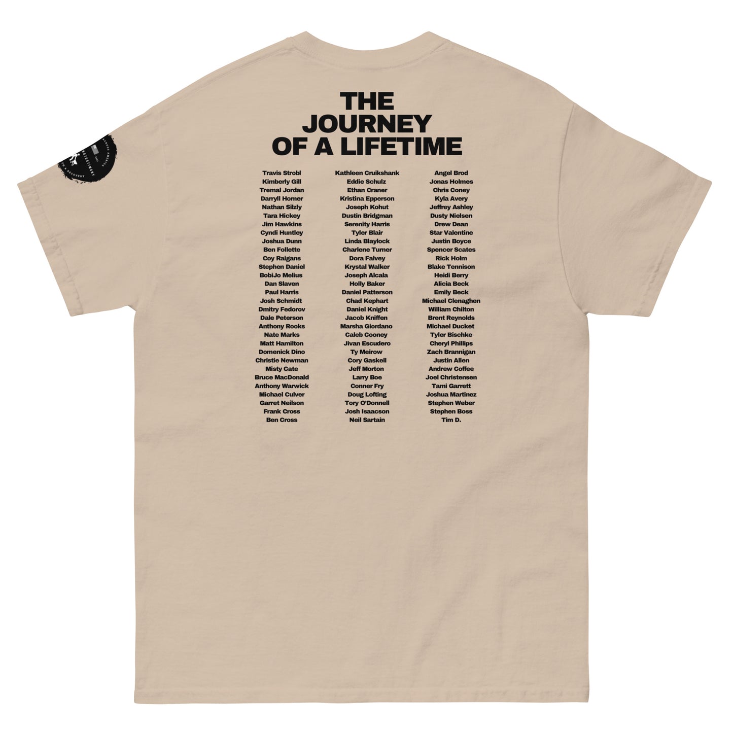 A Walking Testimony Remembrance Tee 5th Edition Light Colors
