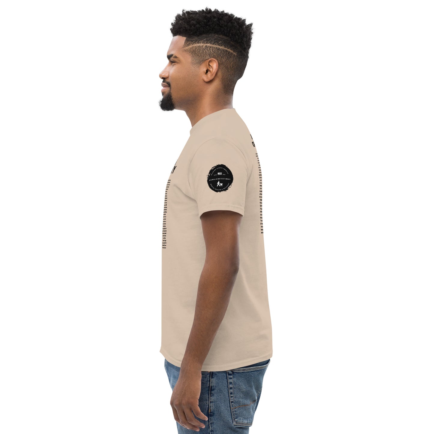 A Walking Testimony Remembrance Tee 3rd Edition Light Colors