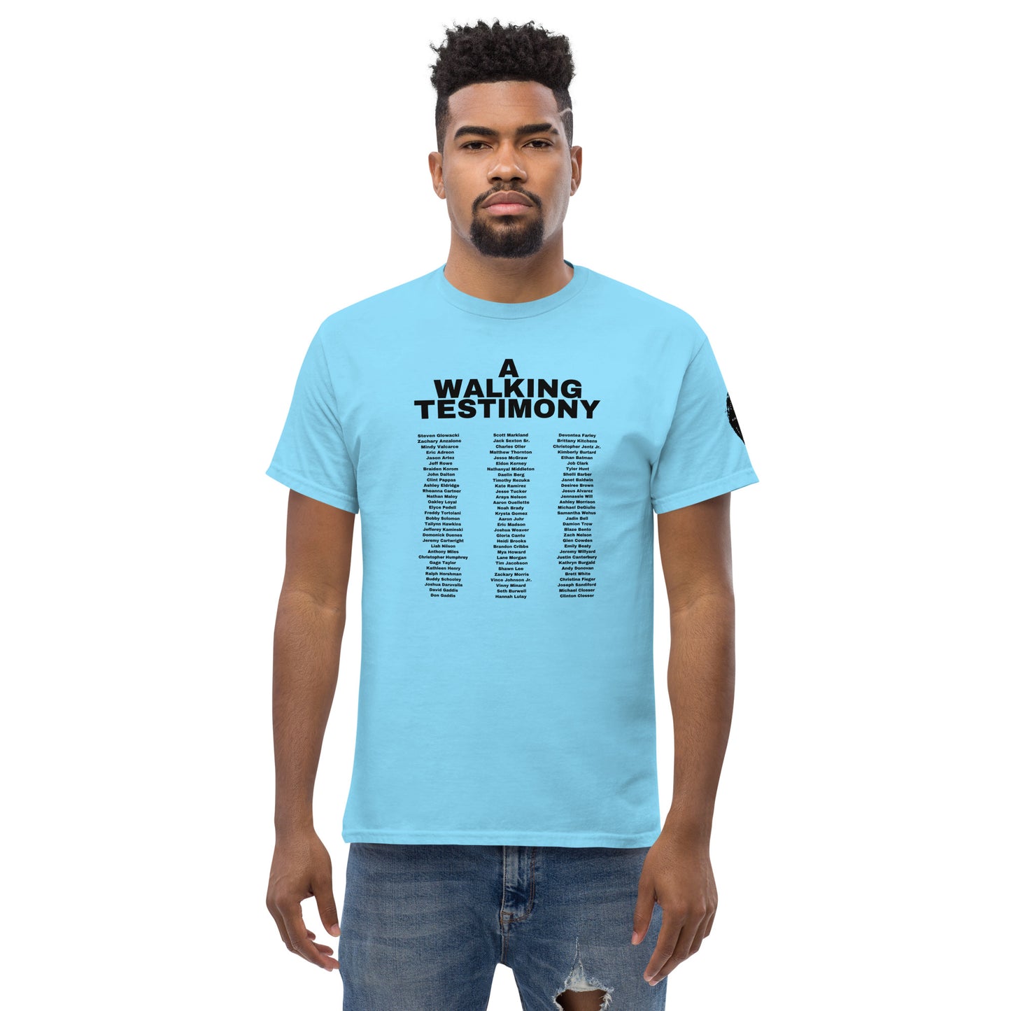 A Walking Testimony Remembrance Tee 3rd Edition Light Colors
