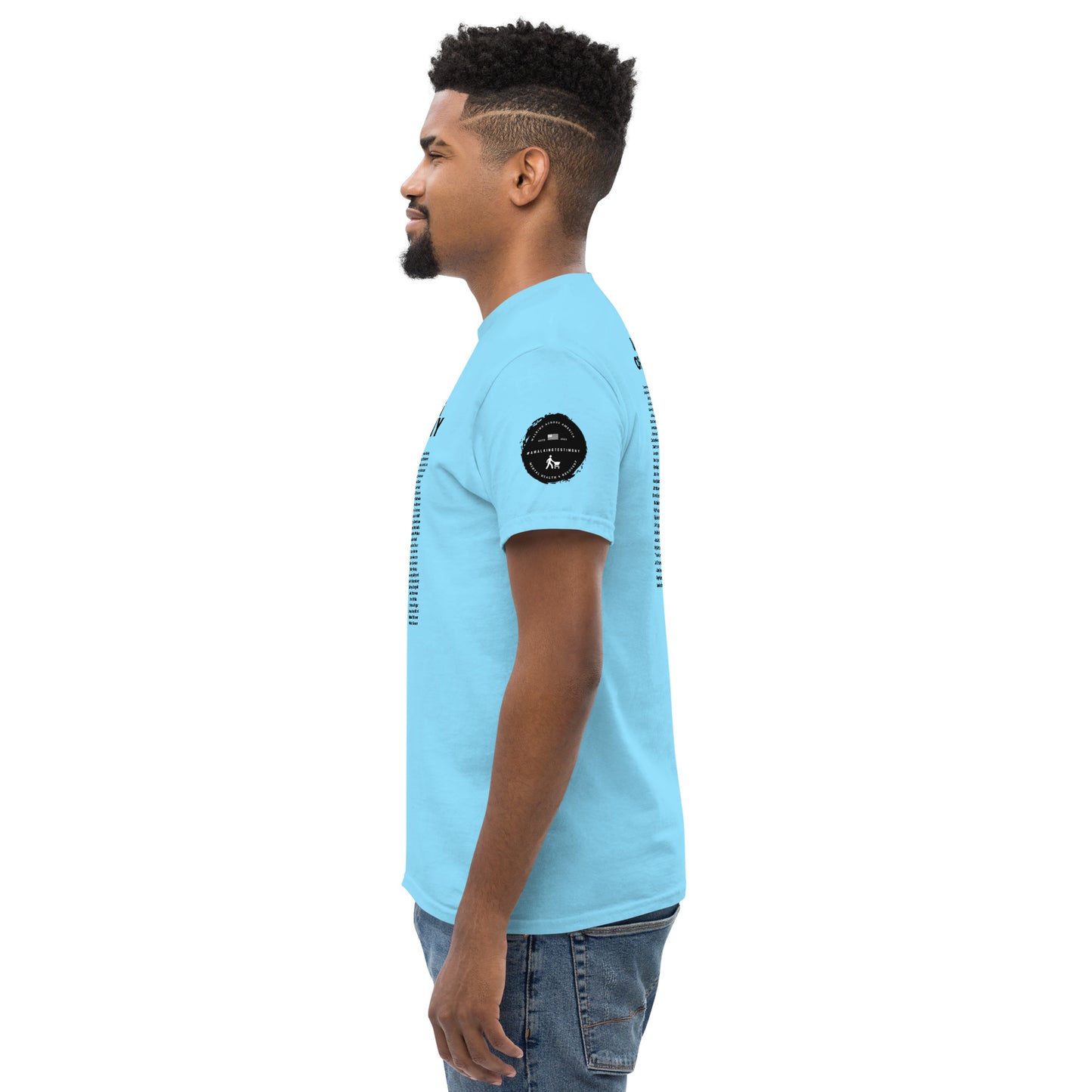 A Walking Testimony Remembrance Tee 3rd Edition Light Colors