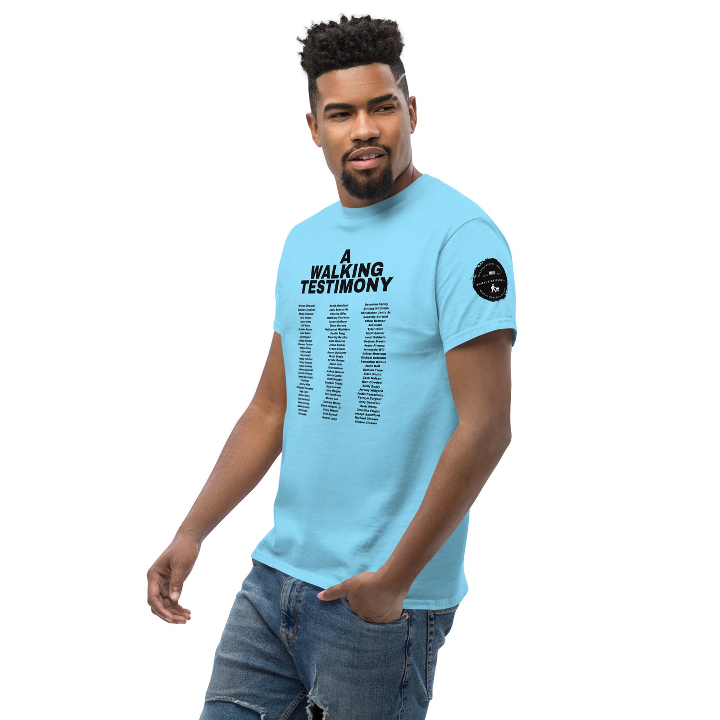 A Walking Testimony Remembrance Tee 3rd Edition Light Colors