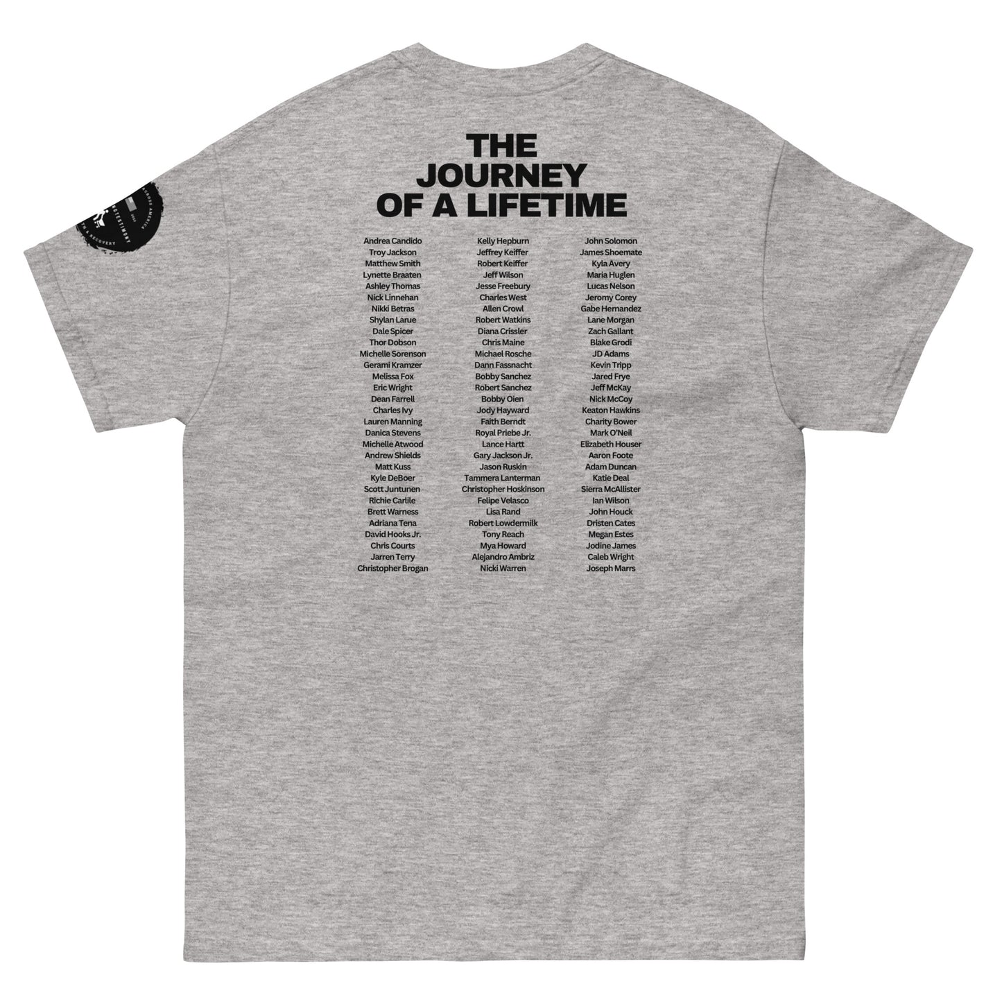 A Walking Testimony Remembrance Tee 4th Edition Light Colors