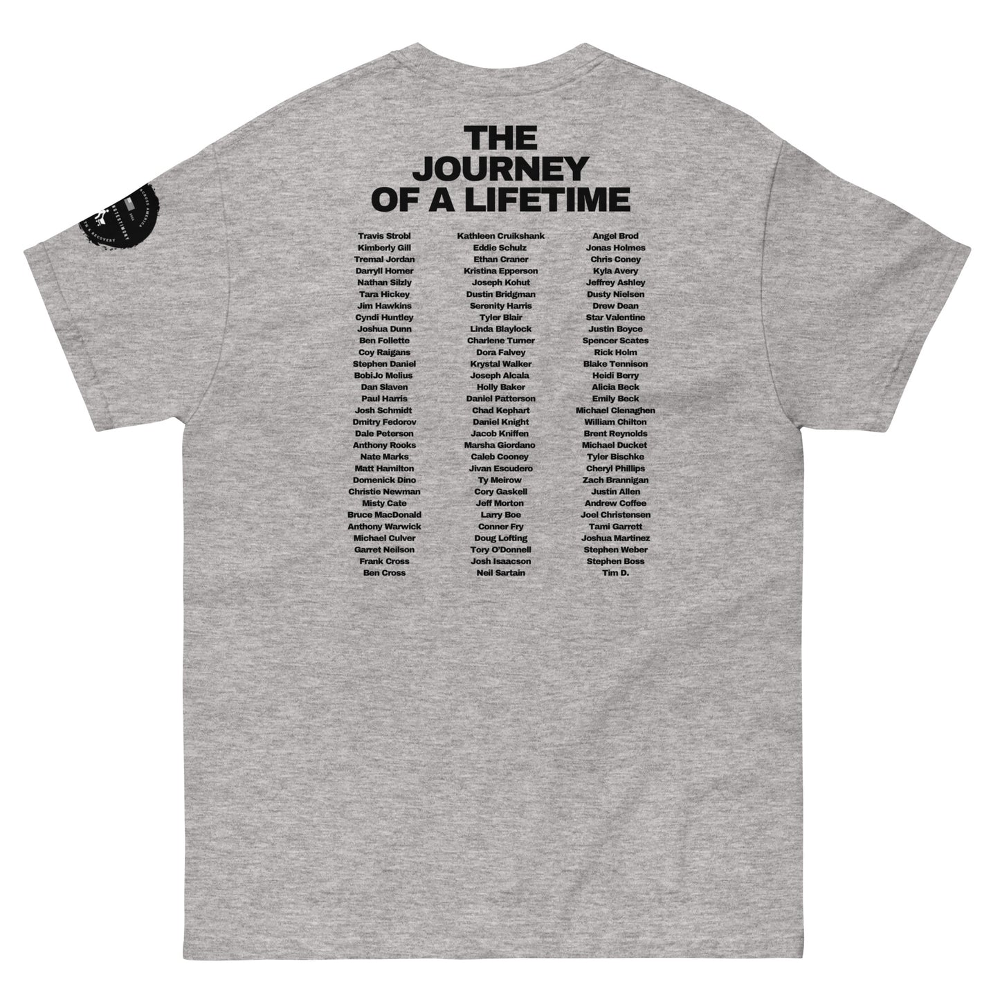 A Walking Testimony Remembrance Tee 5th Edition Light Colors