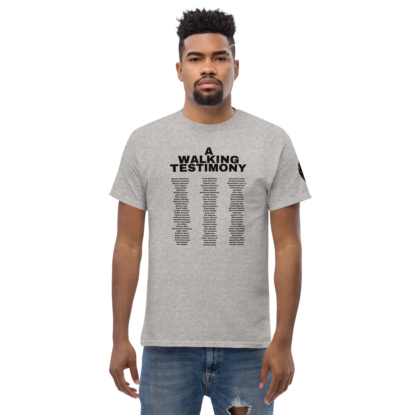 A Walking Testimony Remembrance Tee 3rd Edition Light Colors