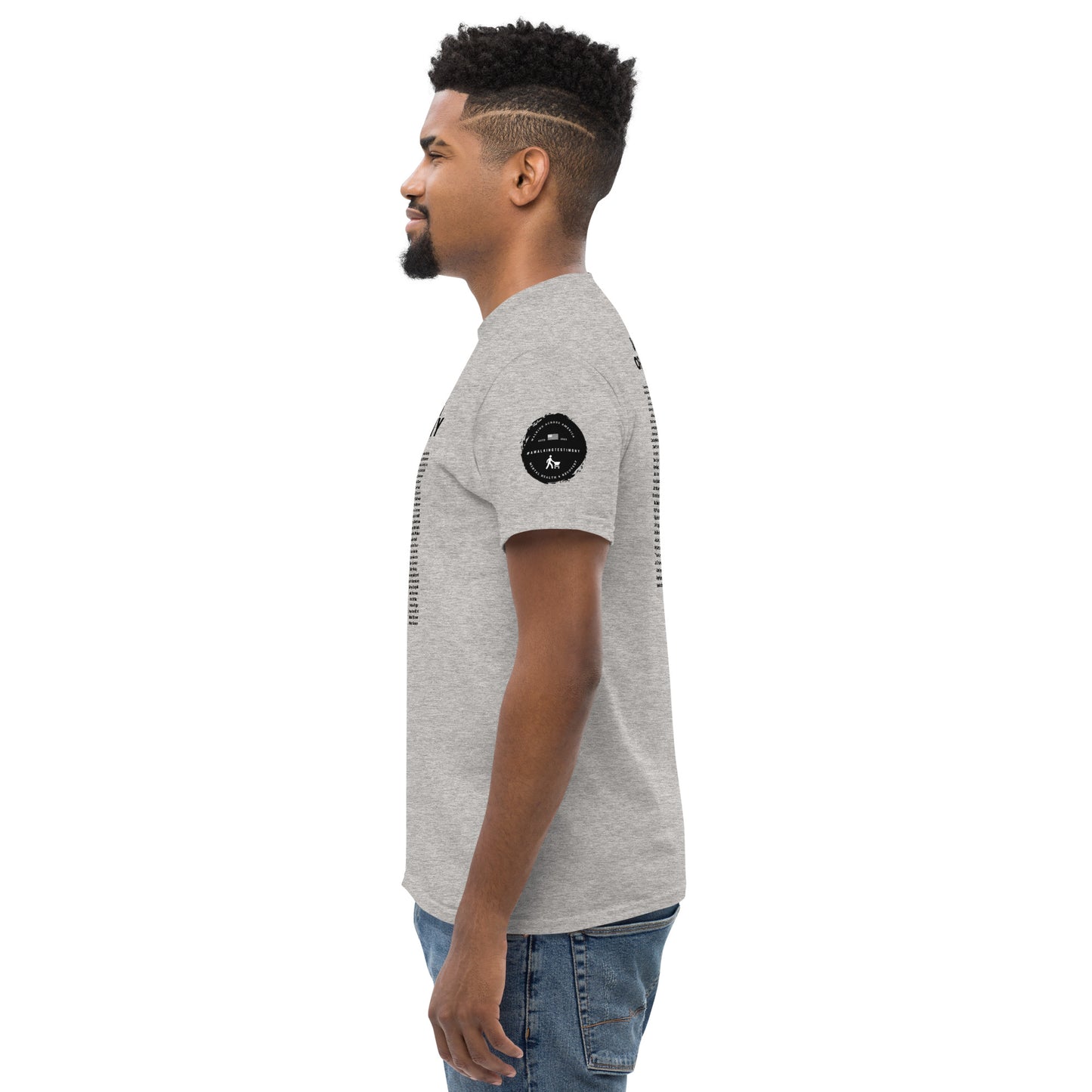 A Walking Testimony Remembrance Tee 3rd Edition Light Colors