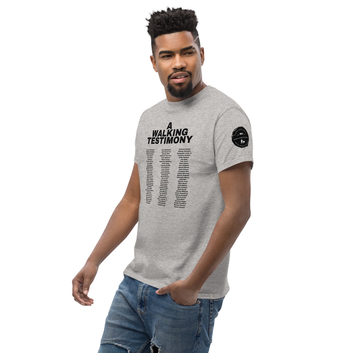 A Walking Testimony Remembrance Tee 3rd Edition Light Colors