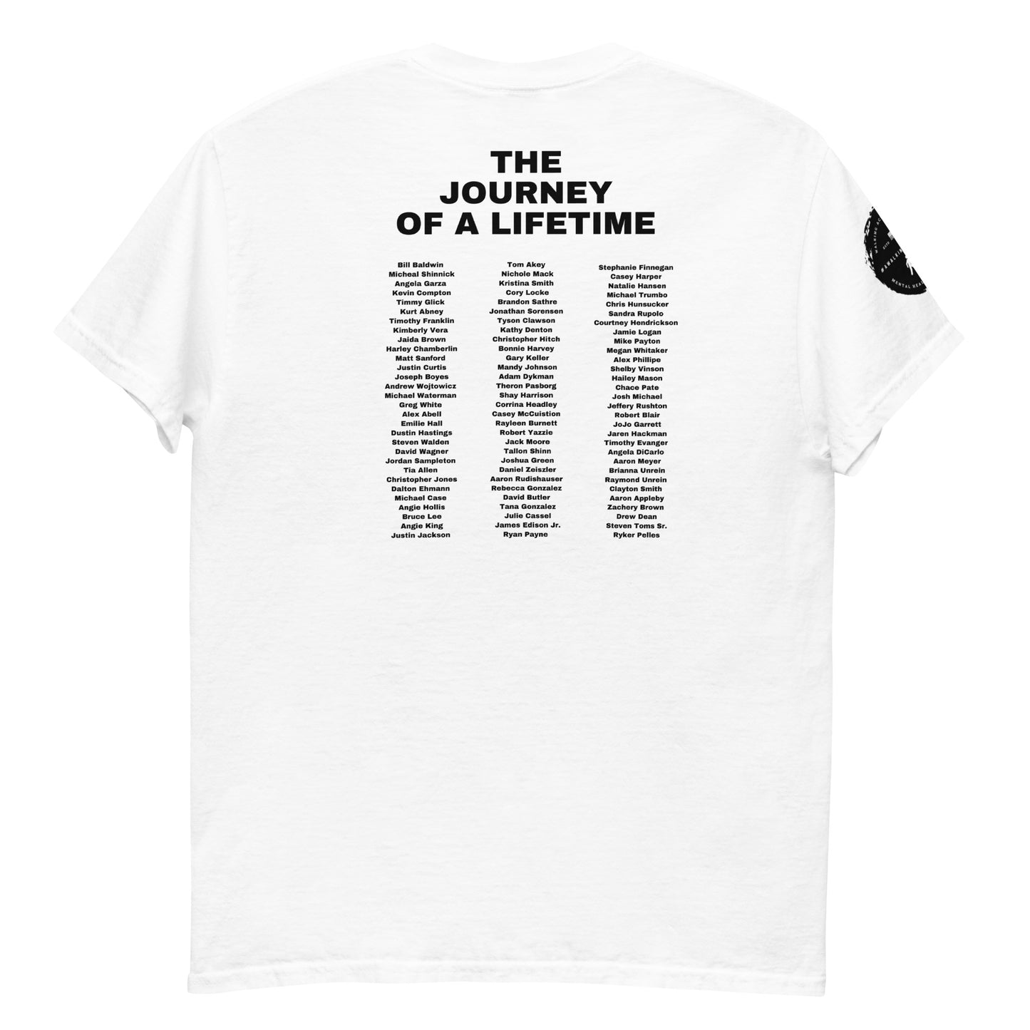 A Walking Testimony Remembrance Tee 2nd Edition Light Colors