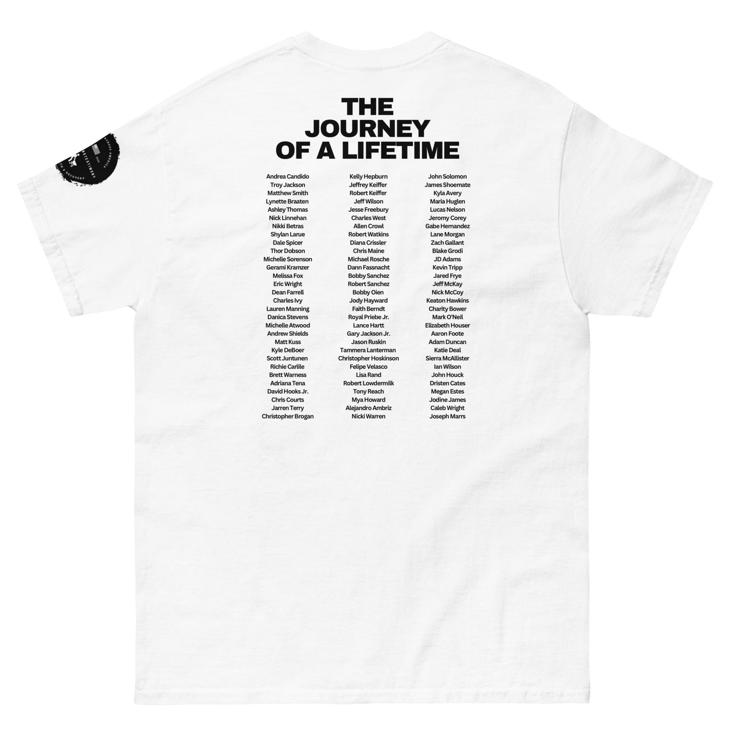 A Walking Testimony Remembrance Tee 4th Edition Light Colors