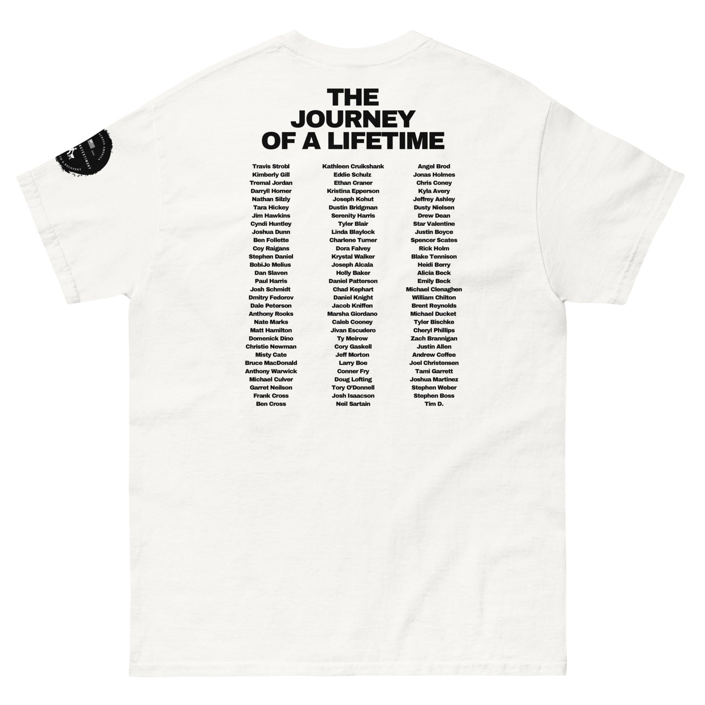 A Walking Testimony Remembrance Tee 5th Edition Light Colors