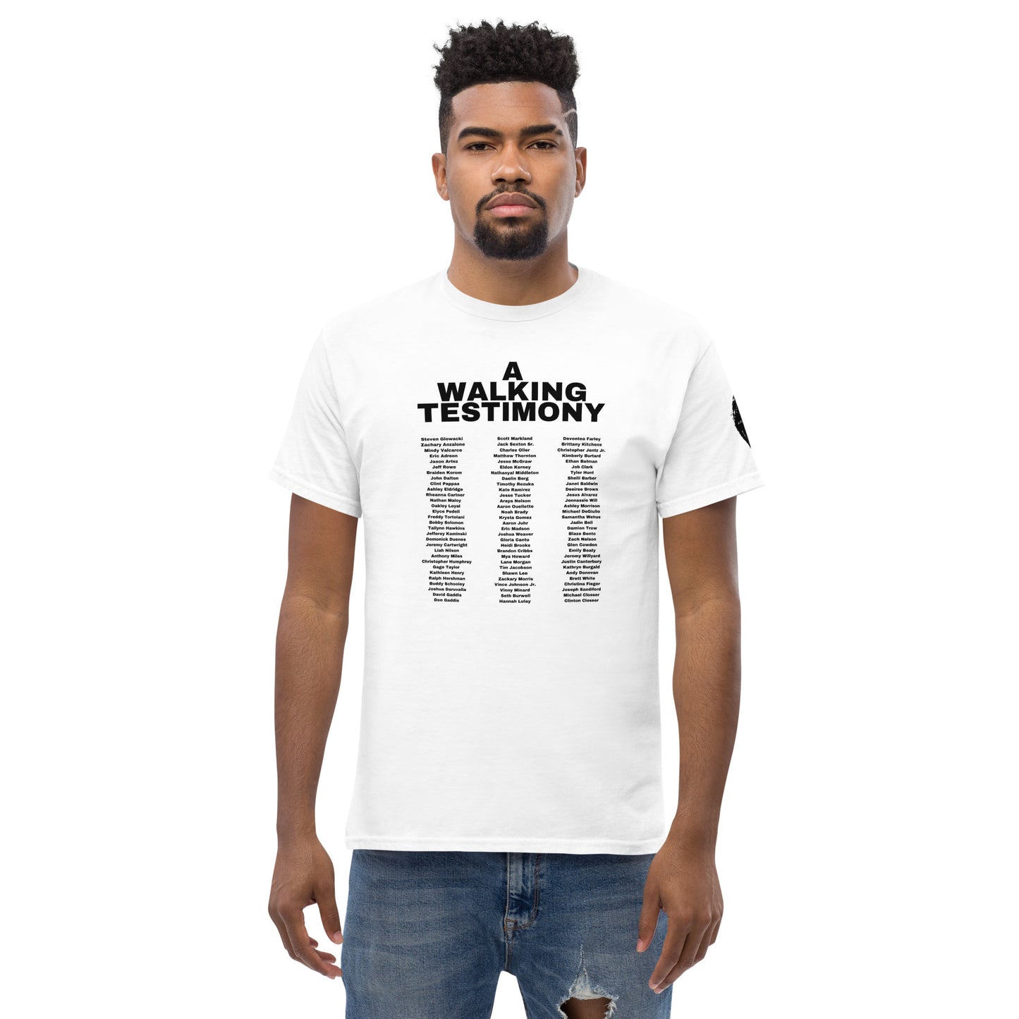 A Walking Testimony Remembrance Tee 3rd Edition Light Colors