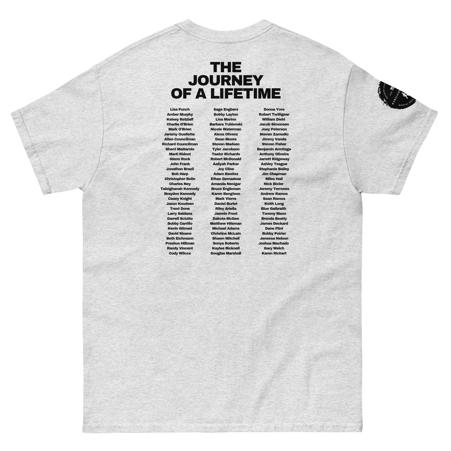 A Walking Testimony Remembrance Tee 11th Edition Light Colors