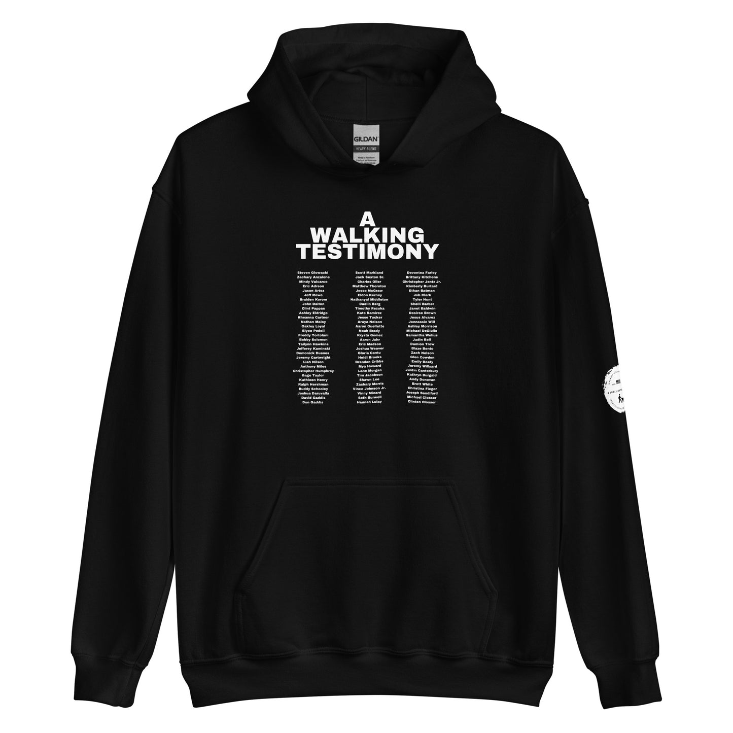 A Walking Testimony Remembrance Hoodie 3rd Edition