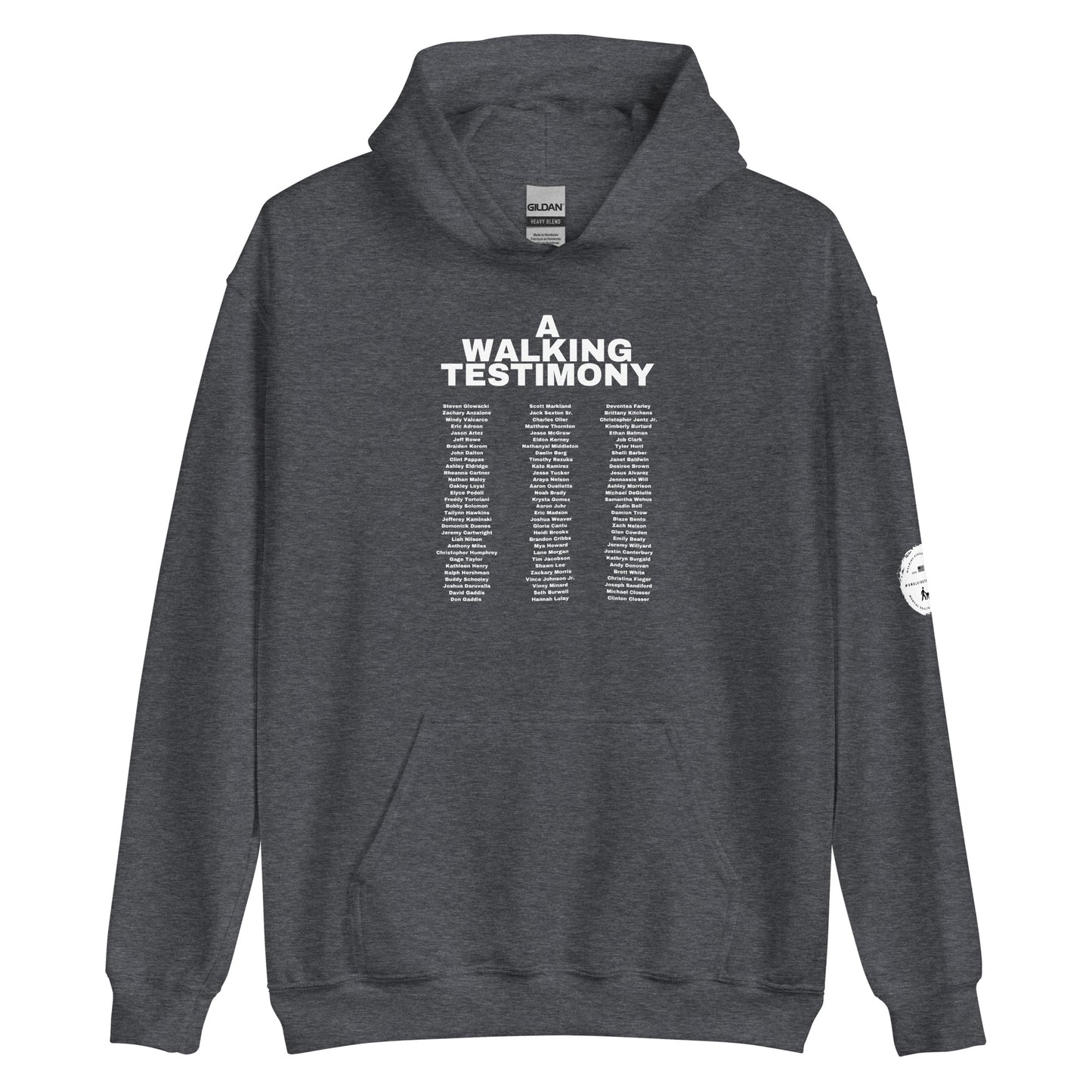 A Walking Testimony Remembrance Hoodie 3rd Edition