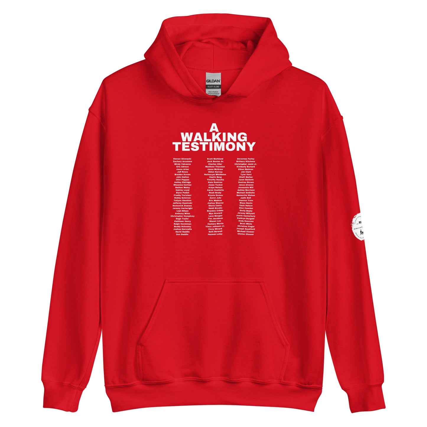 A Walking Testimony Remembrance Hoodie 3rd Edition