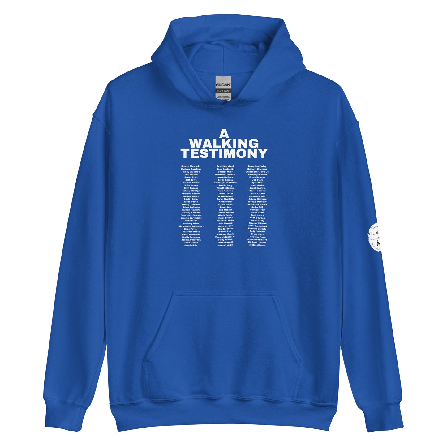 A Walking Testimony Remembrance Hoodie 3rd Edition
