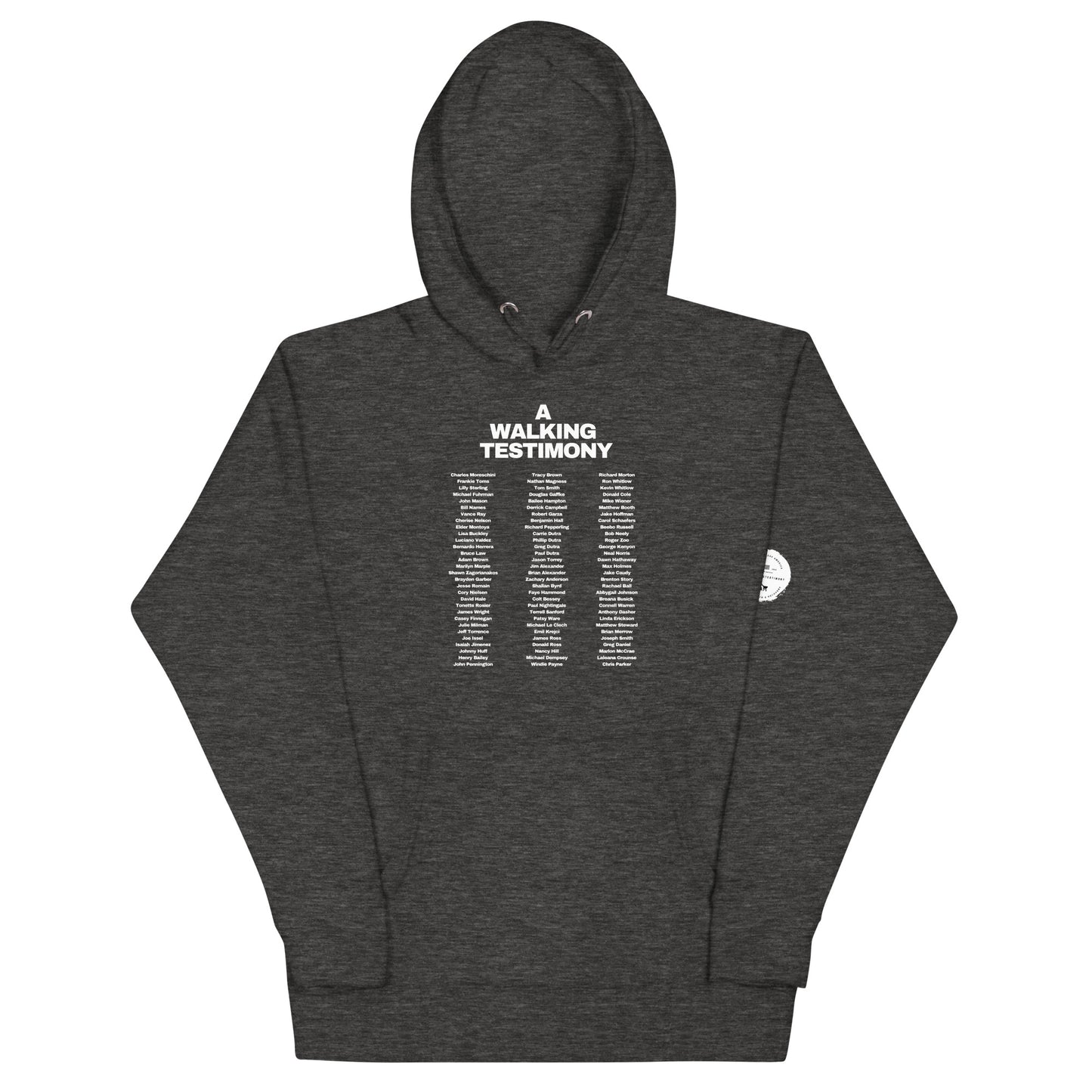 A Walking Testimony Remembrance Hoodie 7th Edition