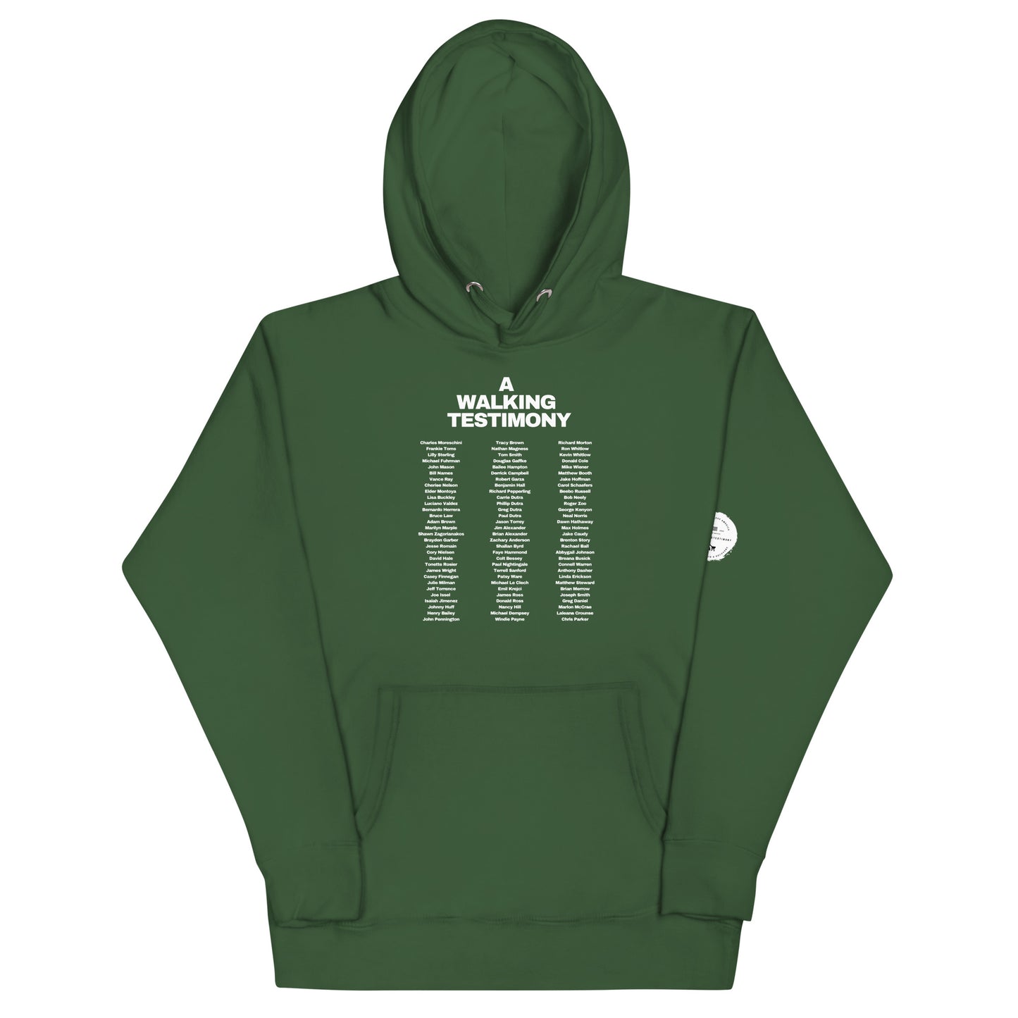 A Walking Testimony Remembrance Hoodie 7th Edition