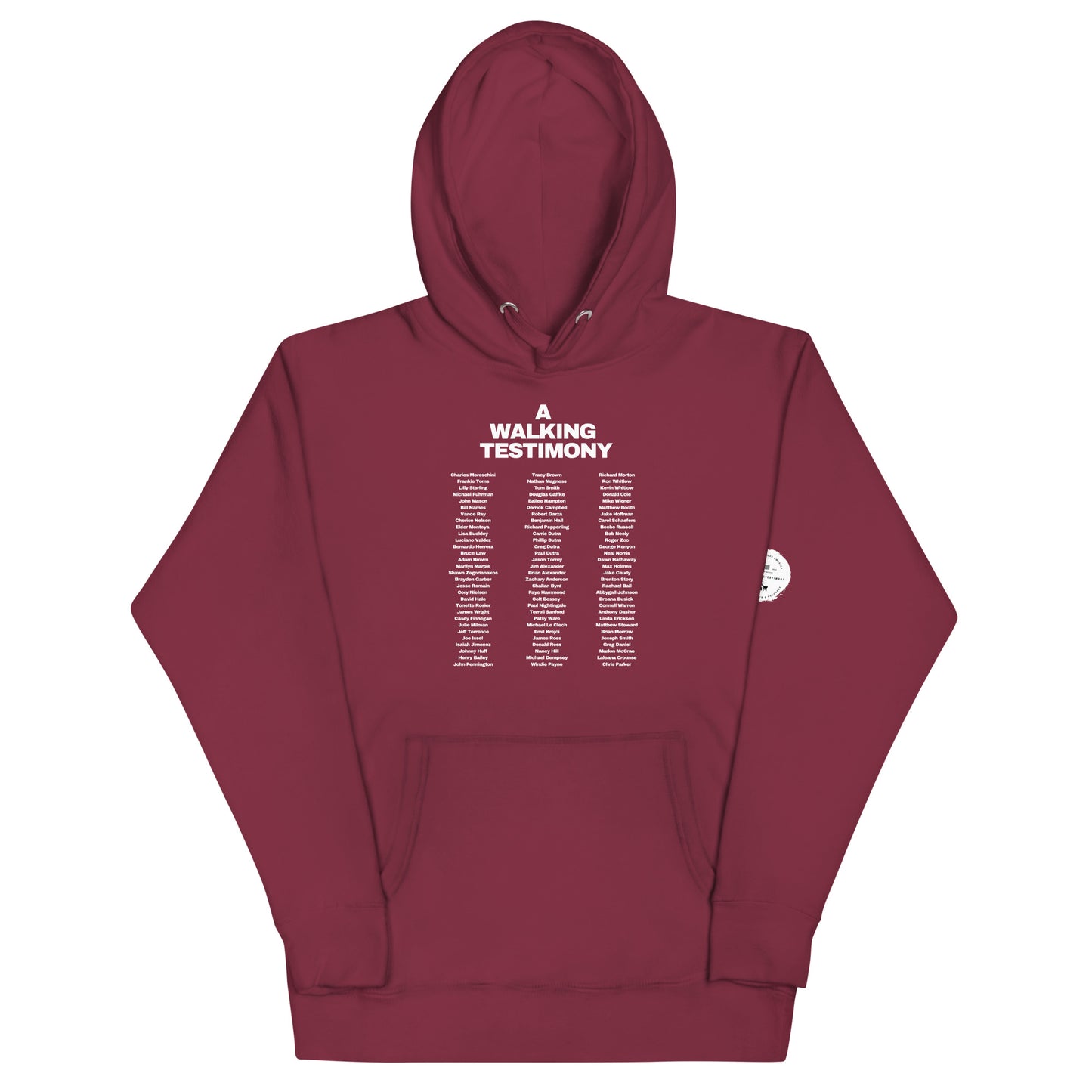 A Walking Testimony Remembrance Hoodie 7th Edition